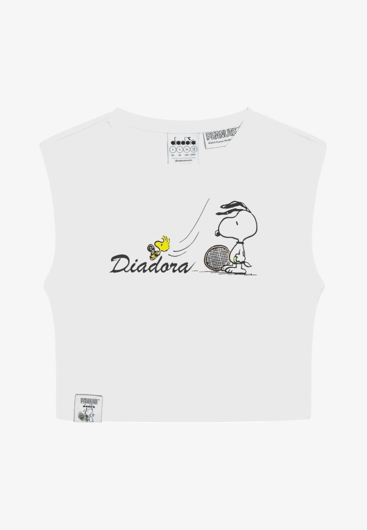 Diadora JU T-shirt ss PEANUTS 502.181673 01 20002 Bambina