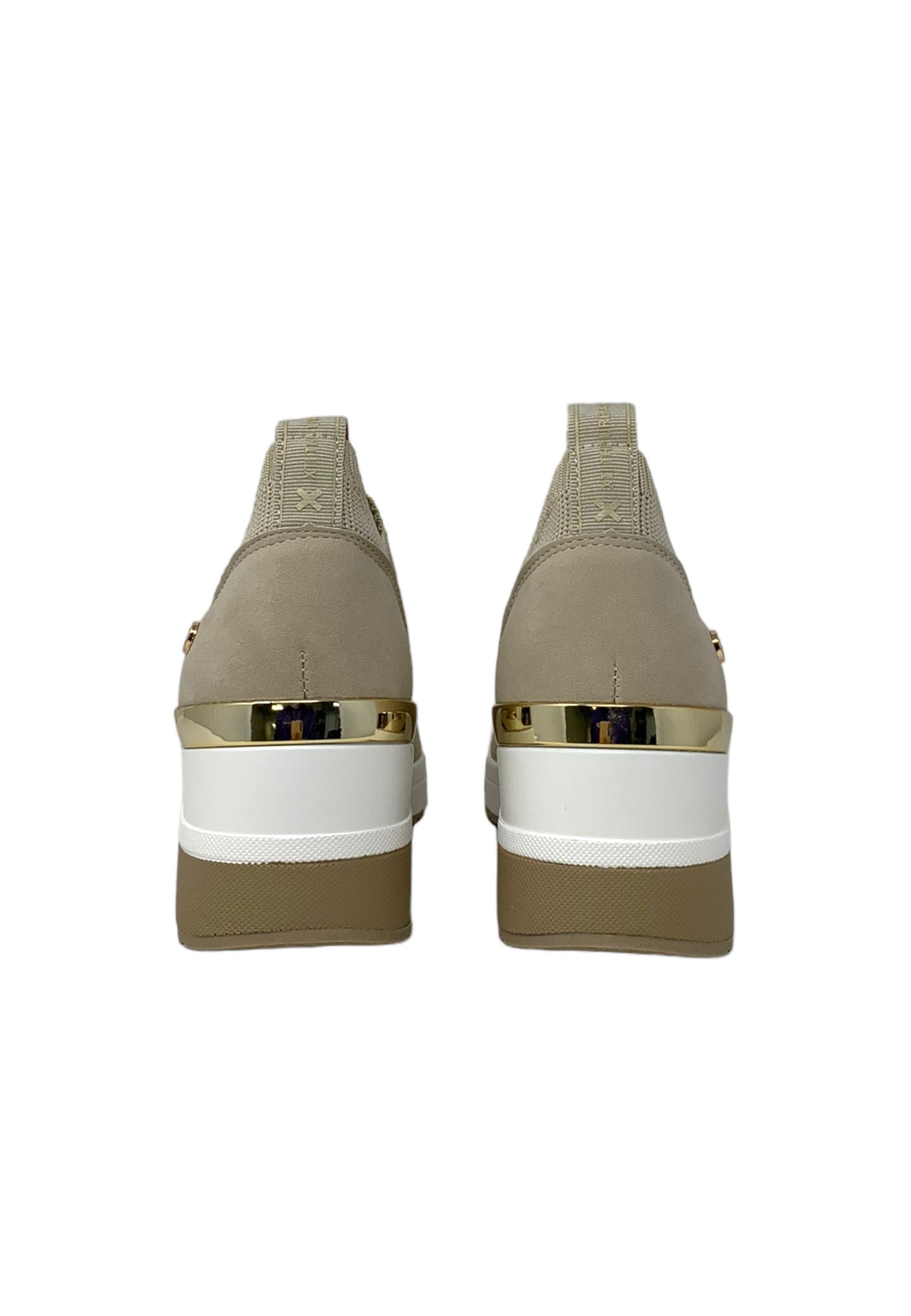 Sneaker alta XTI 142416 beige donna