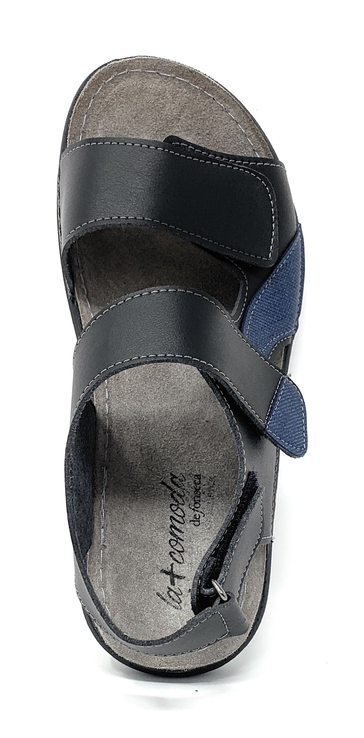 Sandalo DE FONSECA ARONA E M800BX NERO uomo
