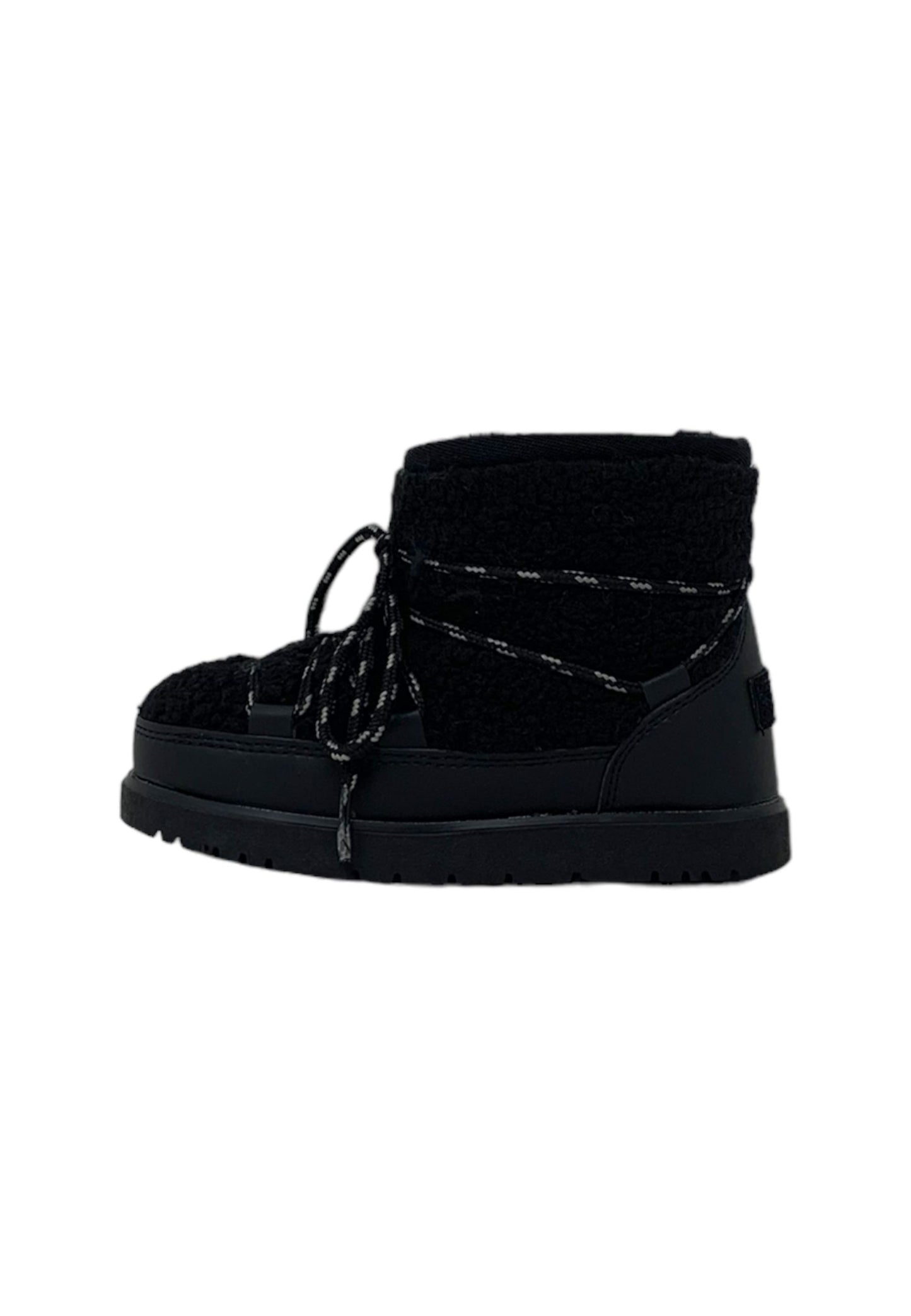 Stivaletto con pelliccia GRUNLAND JR CROMPO2101-14 NERO bambina
