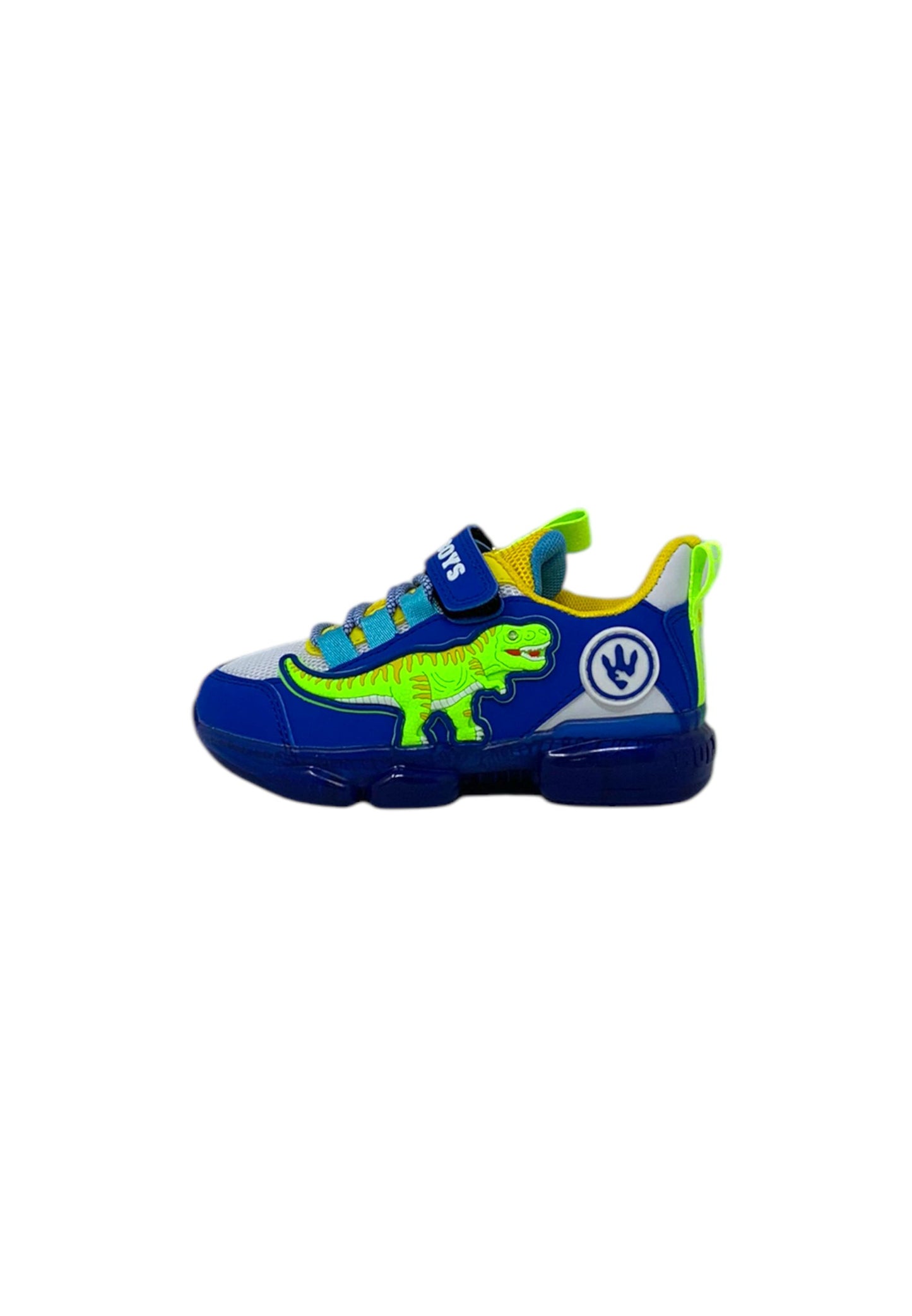 Sneakers luminose BULL BOYS T-REX DNAR5008 bianco/royal Bambino