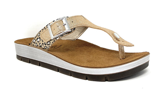 Infradito da passeggio INBLU CP000027 PLATINO donna