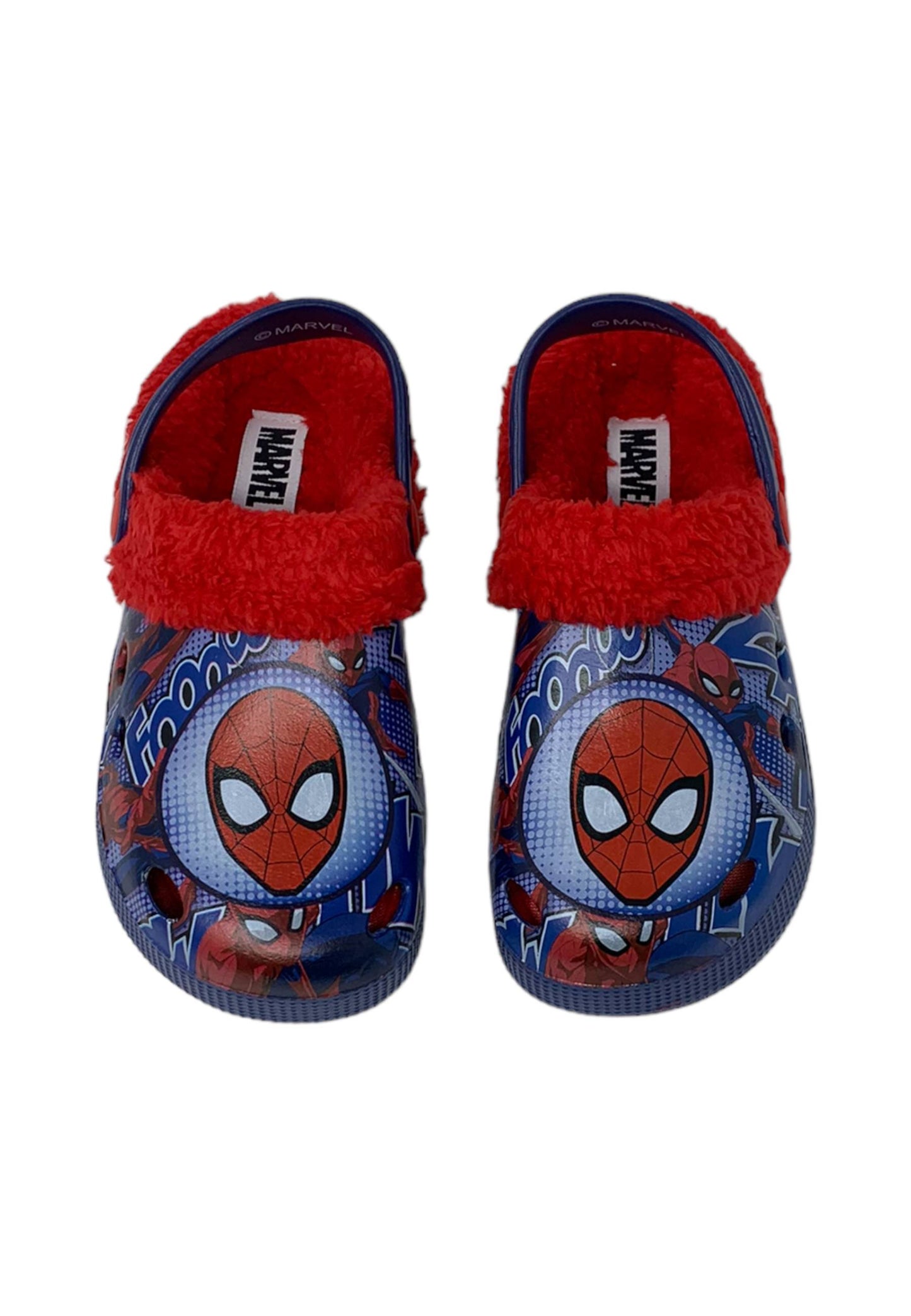 Ciabatta con pelliccia SILVER SPIDERMAN R1310273S BLU Bambino
