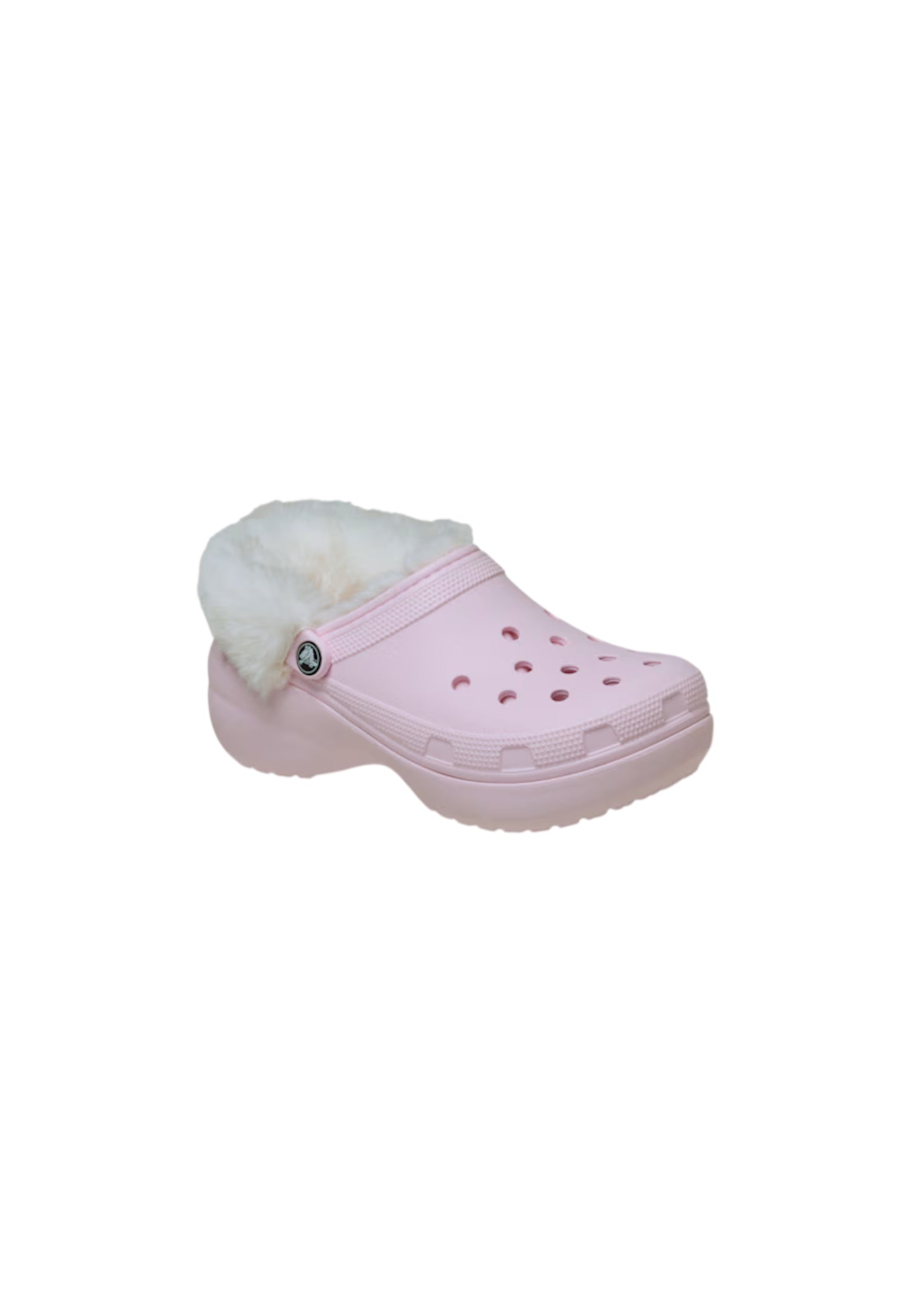 Classico CROCS con pelliccia PLATFORM FUZZ LINED CG 212854-6ZW donna