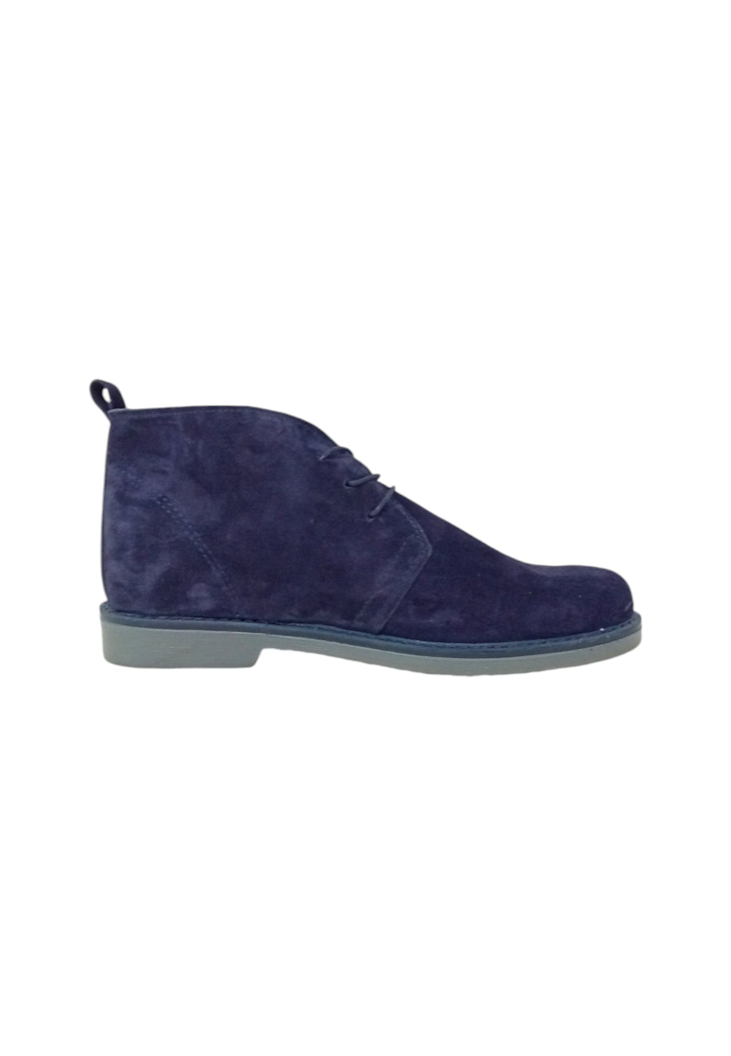 Italia Leone Polacchina Stringata 1312 camoscio Blu Uomo