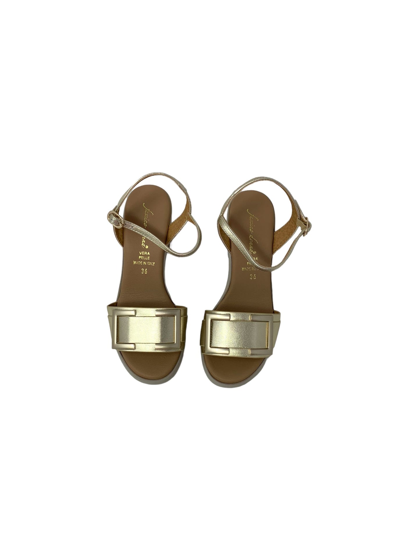 Sandalo con tacco FASCINO DONNA 73215-E3 PLATINO donna