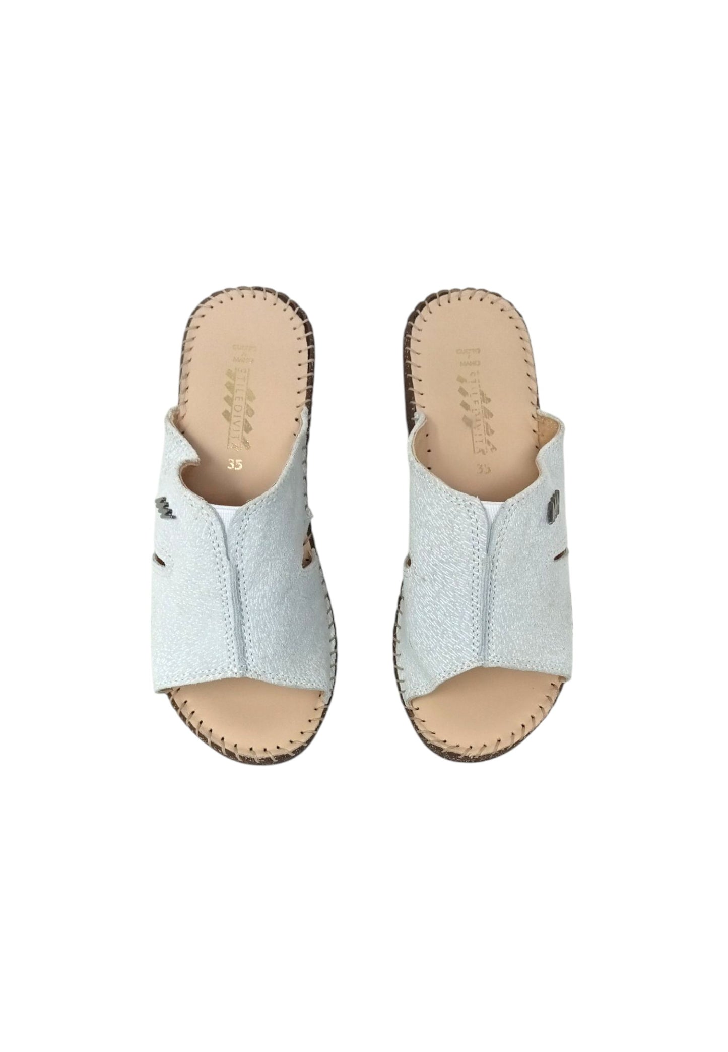 Ciabatta Stile Di Vita 6331 Bianco Donna