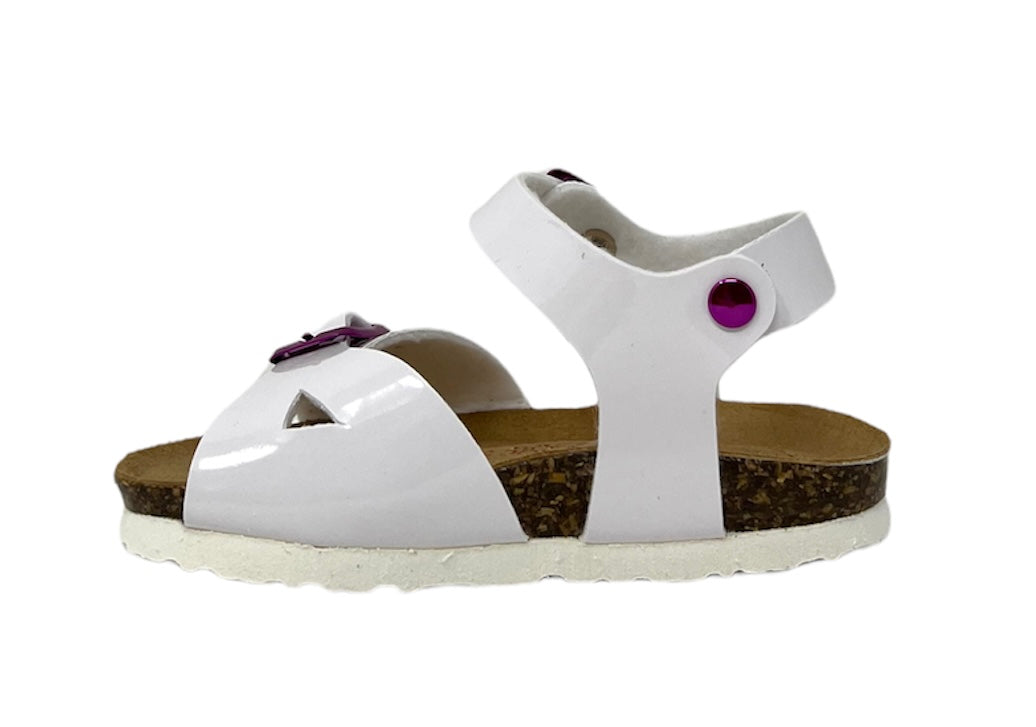 Sandali da passeggio BioNatura 22B1005 VBIA BIANCO bambina