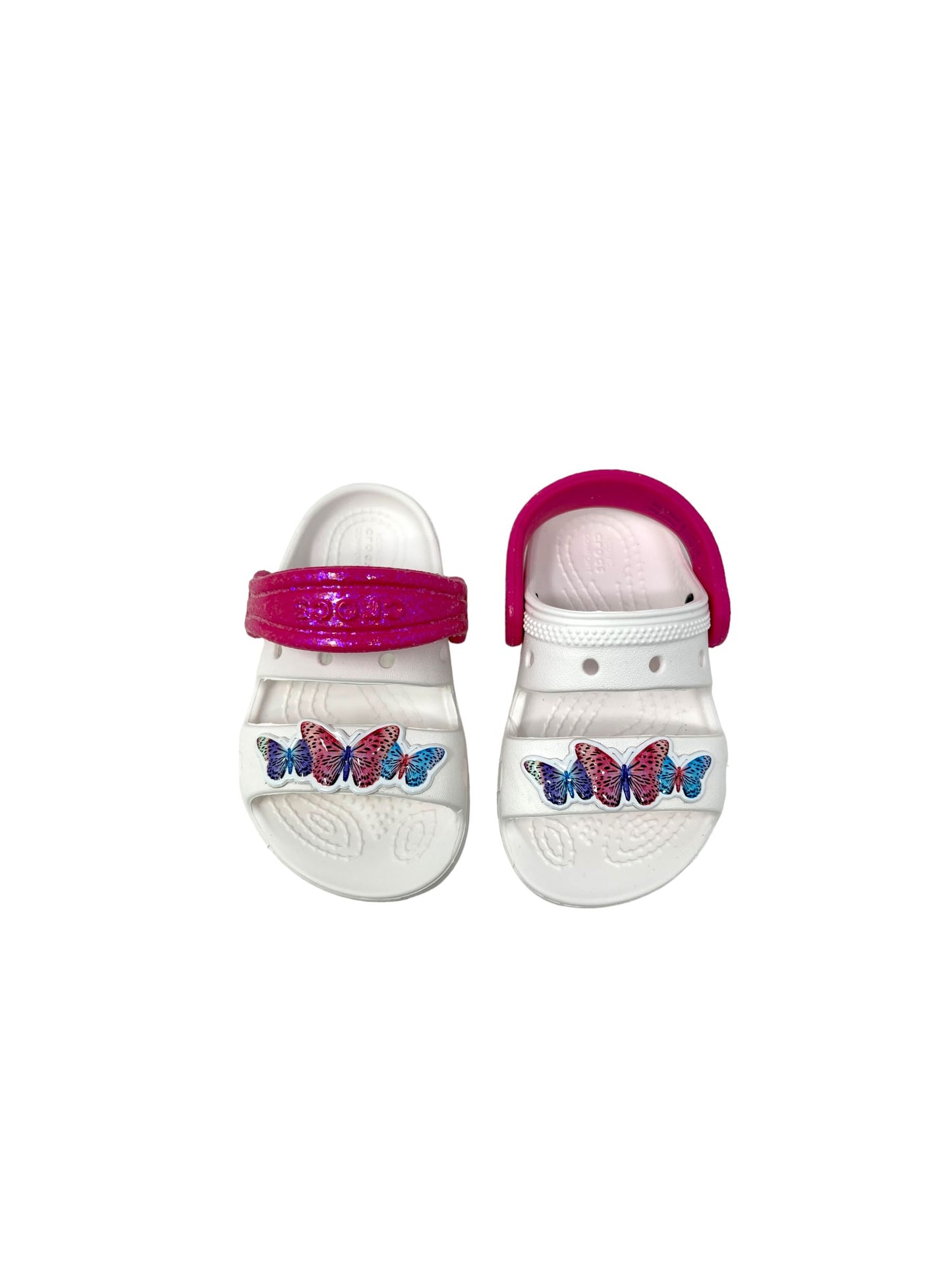 Sandalo CROCS 207803-100 white/pink Bambina