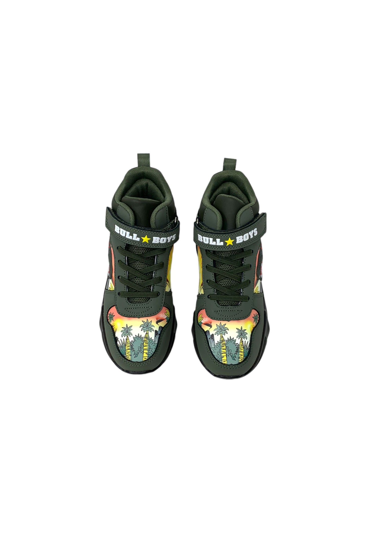 Sneakers BULL BOYS DNAL3394 verde palude Bambino