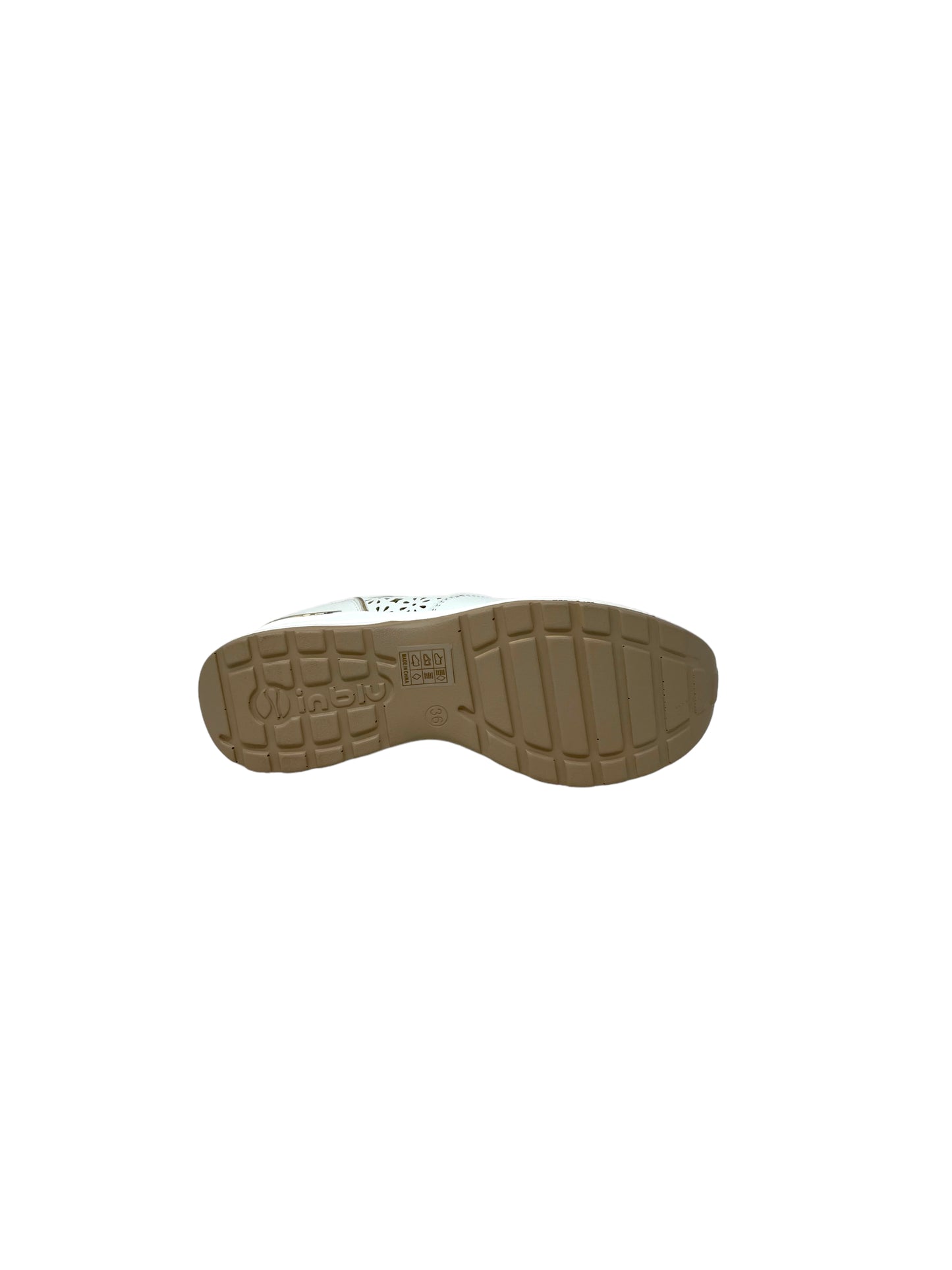 Sneakers InBlu IN000337 BI bianco donna