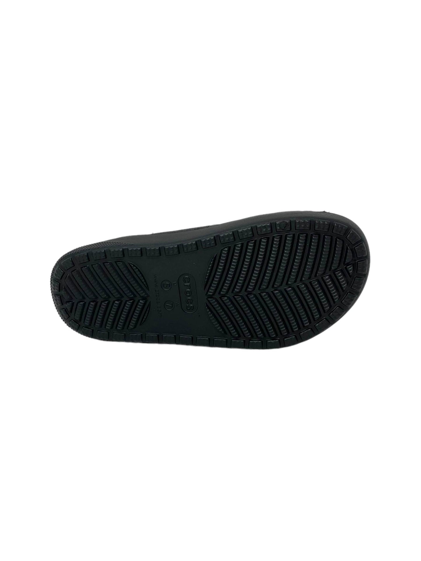 ciabatta in gomma con pelliccia 207446-060 NERO donna