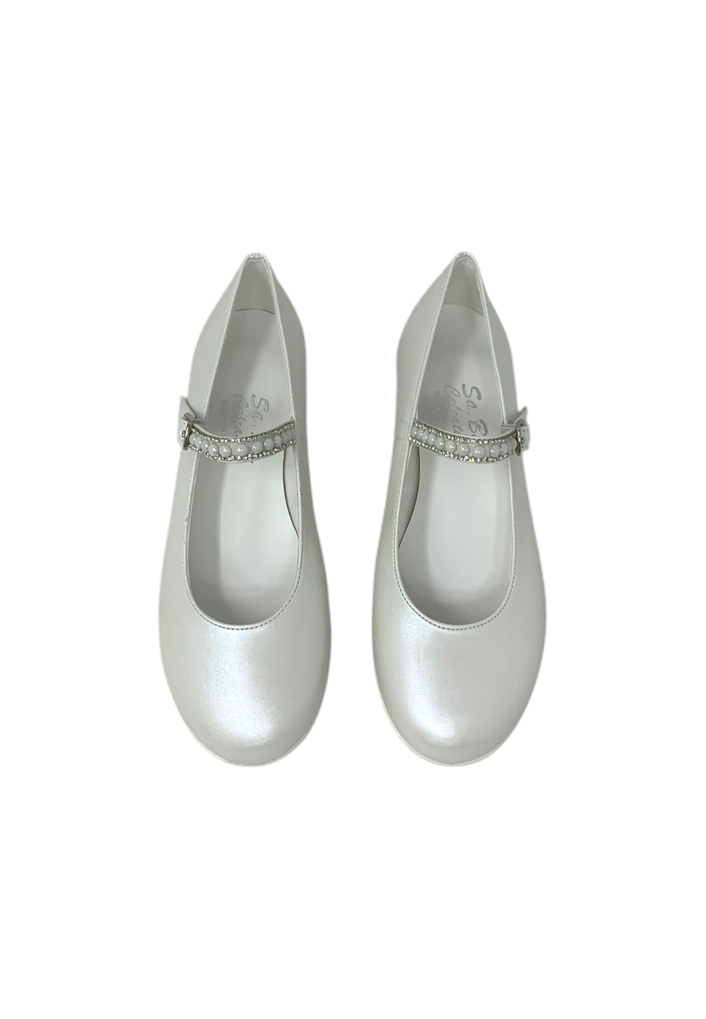 Ballerine Sa.Ba. Calzature 2030 BIANCO PERLATO bambina/ragazza