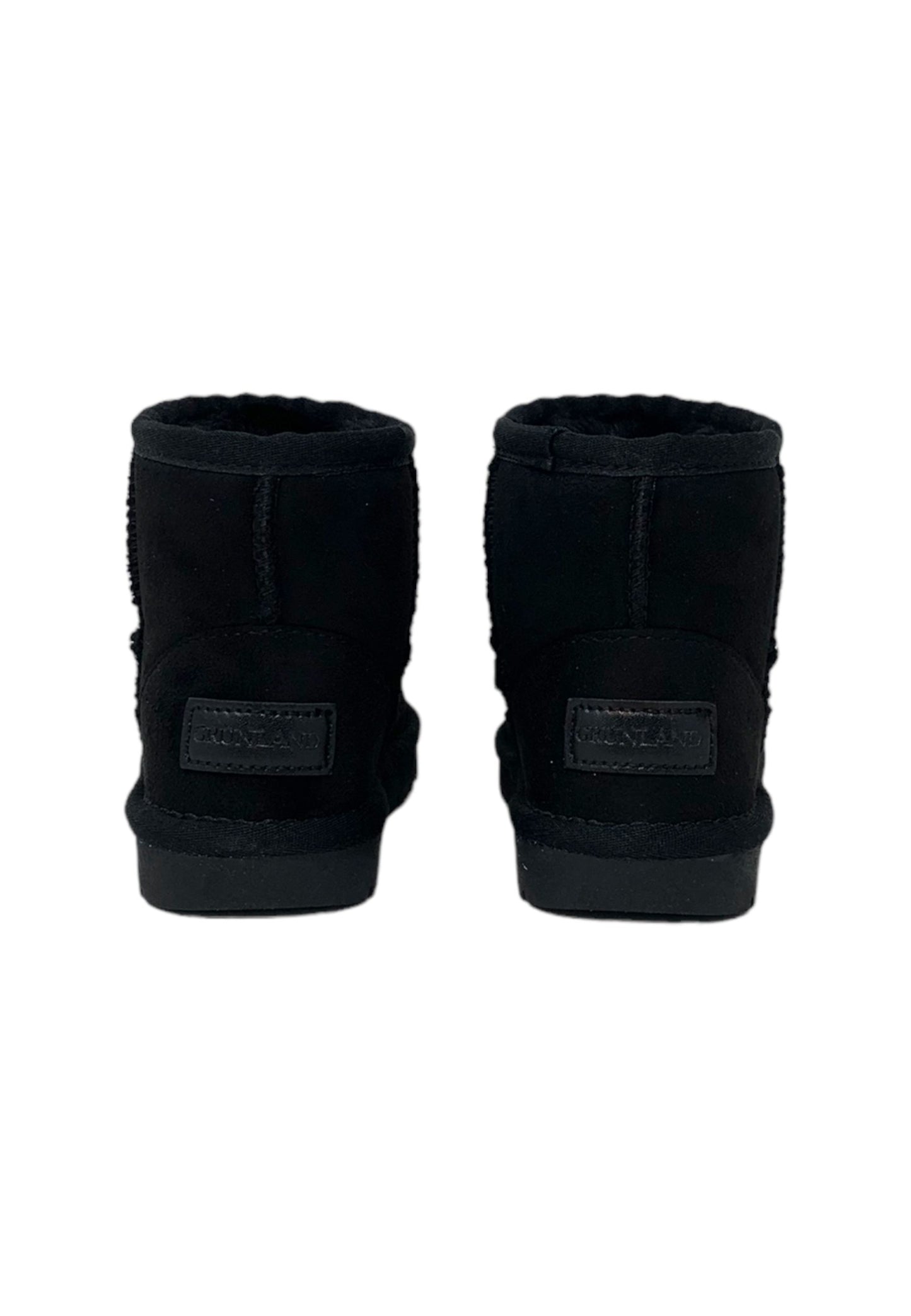 Stivaletto con pelliccia GRUNLAND JR CROMPO1633-14 NERO bambina