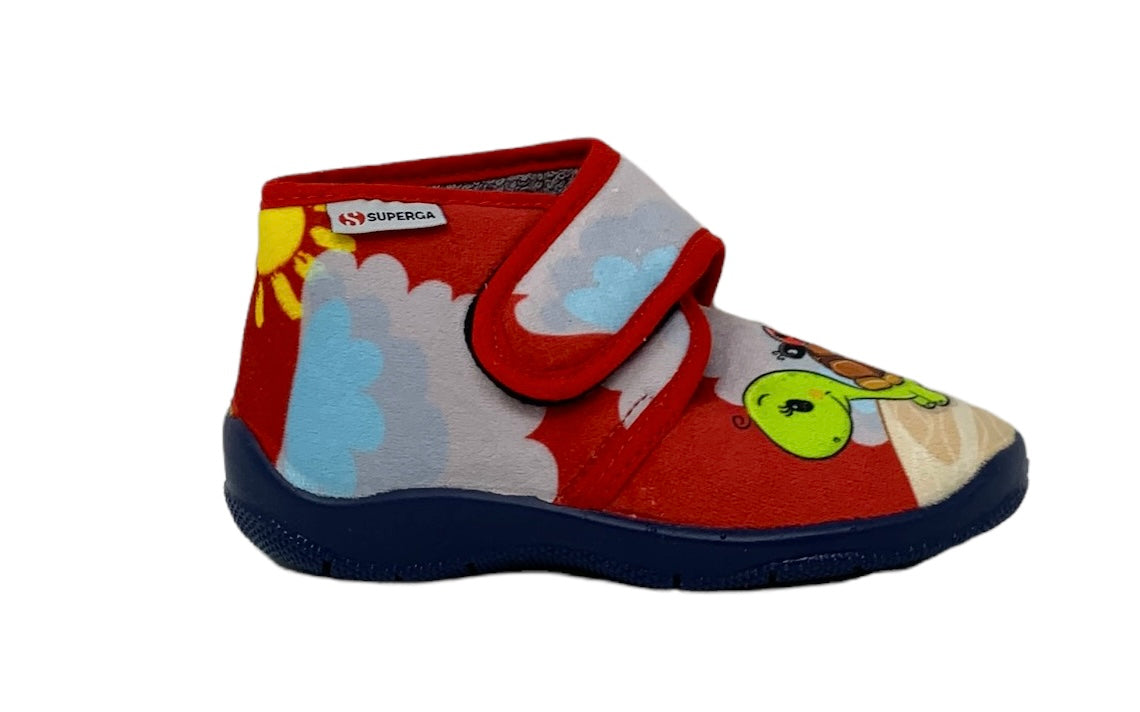 Pantofola chiusa SUPERGA S21T409 ROSSO bambino