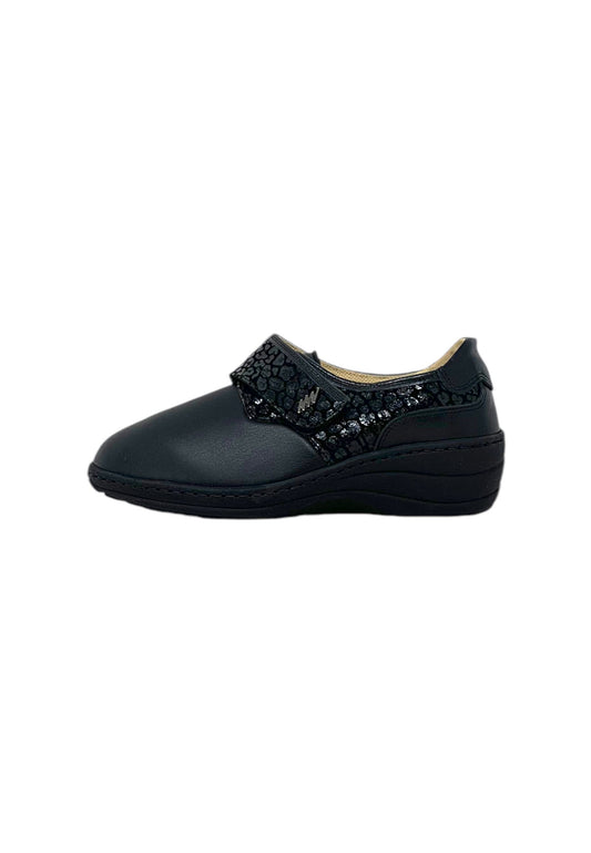 Mocassino linea comoda STILE DI VITA 7341 PARDO NERO Donna
