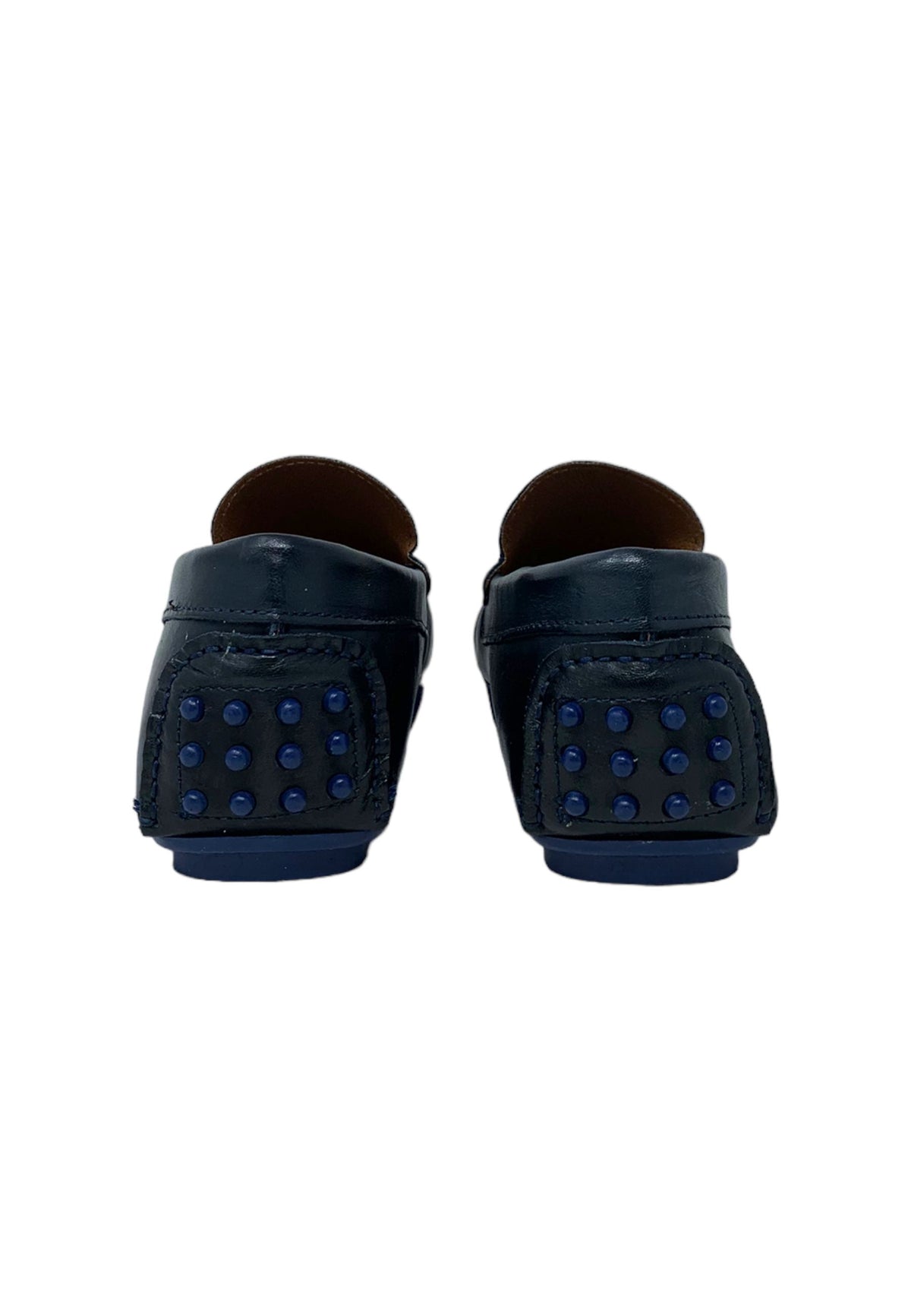 Mocassino BKS 100 PBLU uomo in pelle