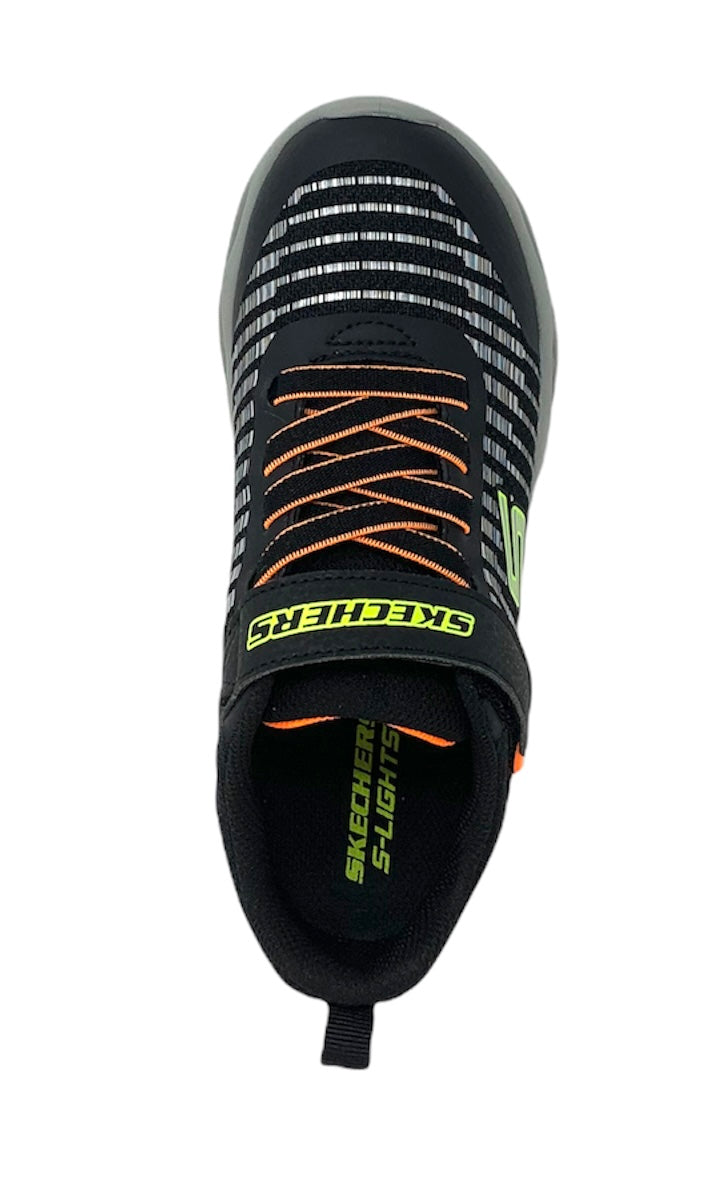 Scarpa da ginnastica con luci SKECHERS 401650L/BKOR bambino