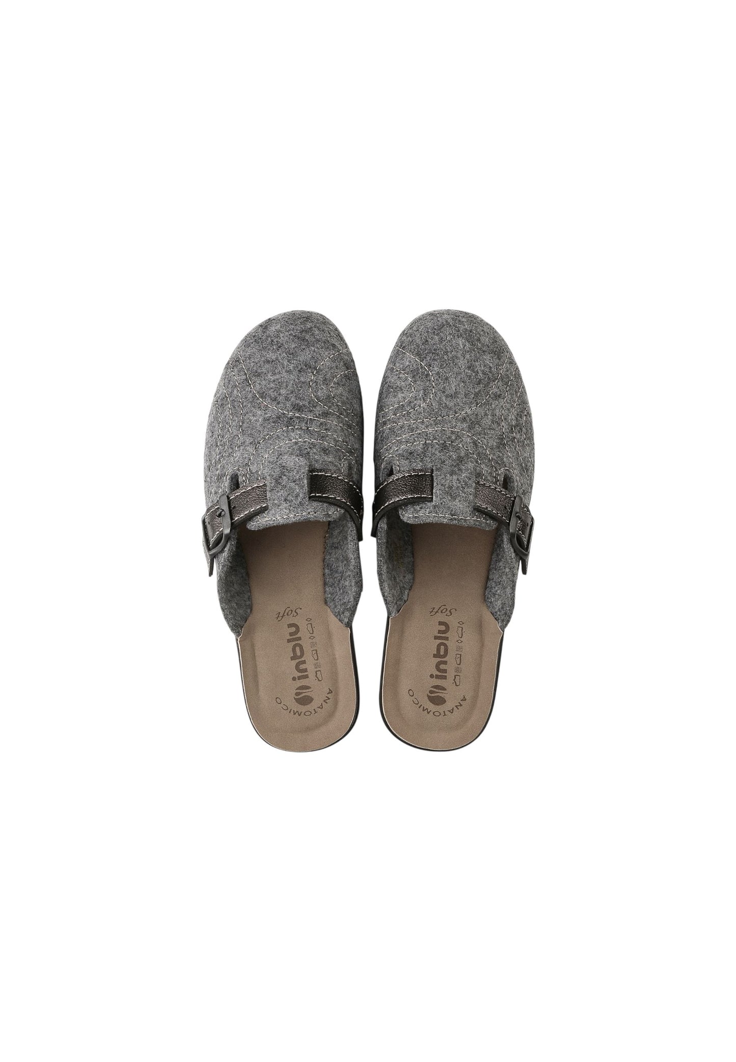 Pantofola INBLU CF000050 ARGENTO donna