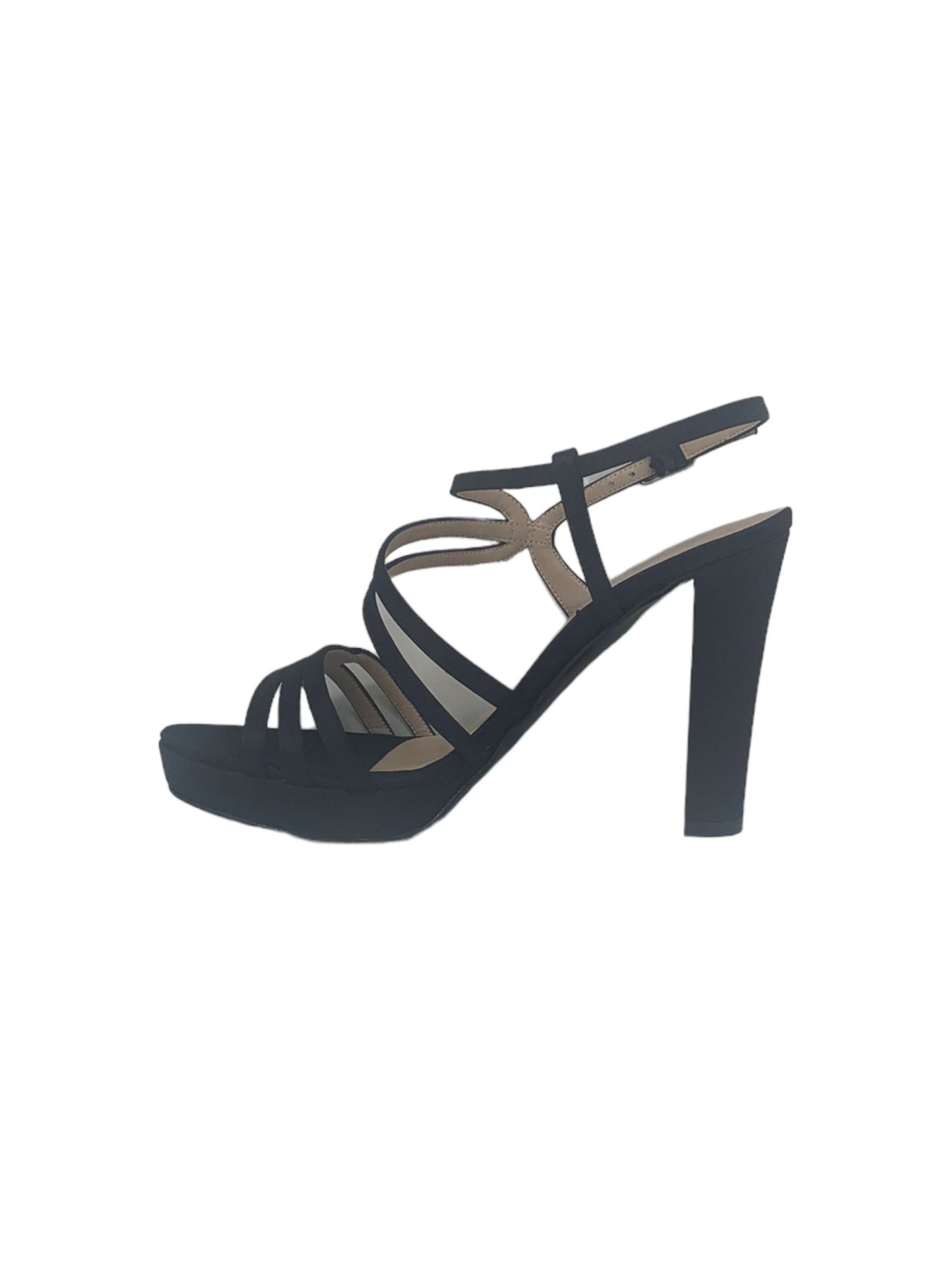 Sandalo col tacco JOEL A7358 SATIN NERO donna