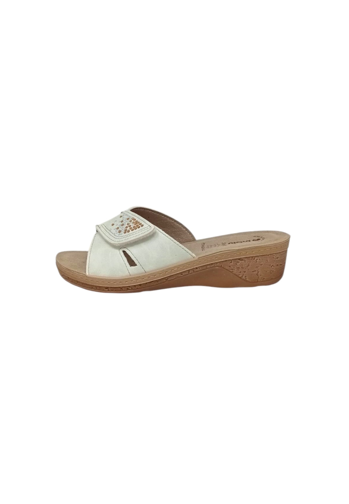 Ciabatta INBLU PV000008 BIANCO donna