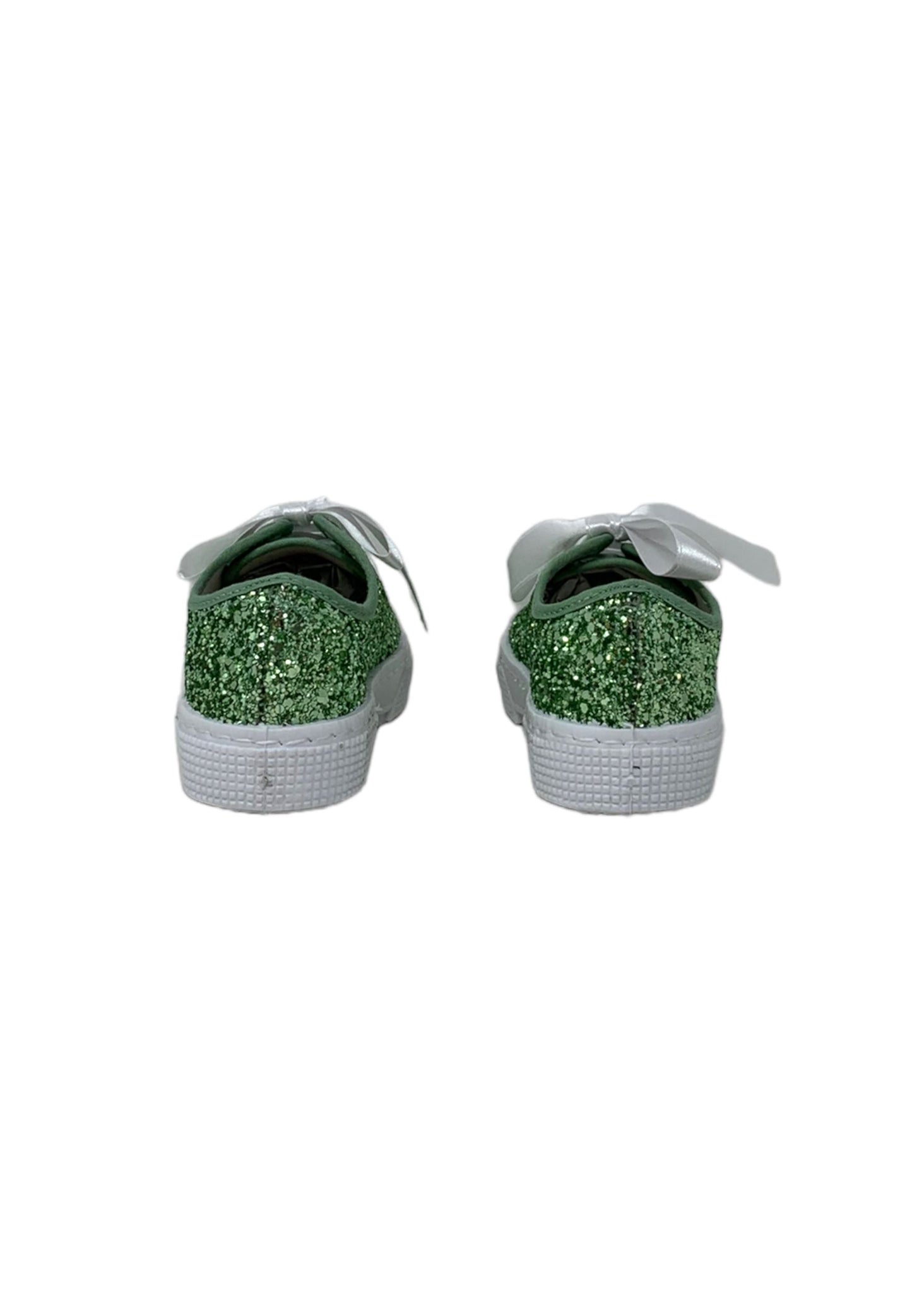 Sneaker DXO Vigevano C104 GLITTER SALVIA bambina