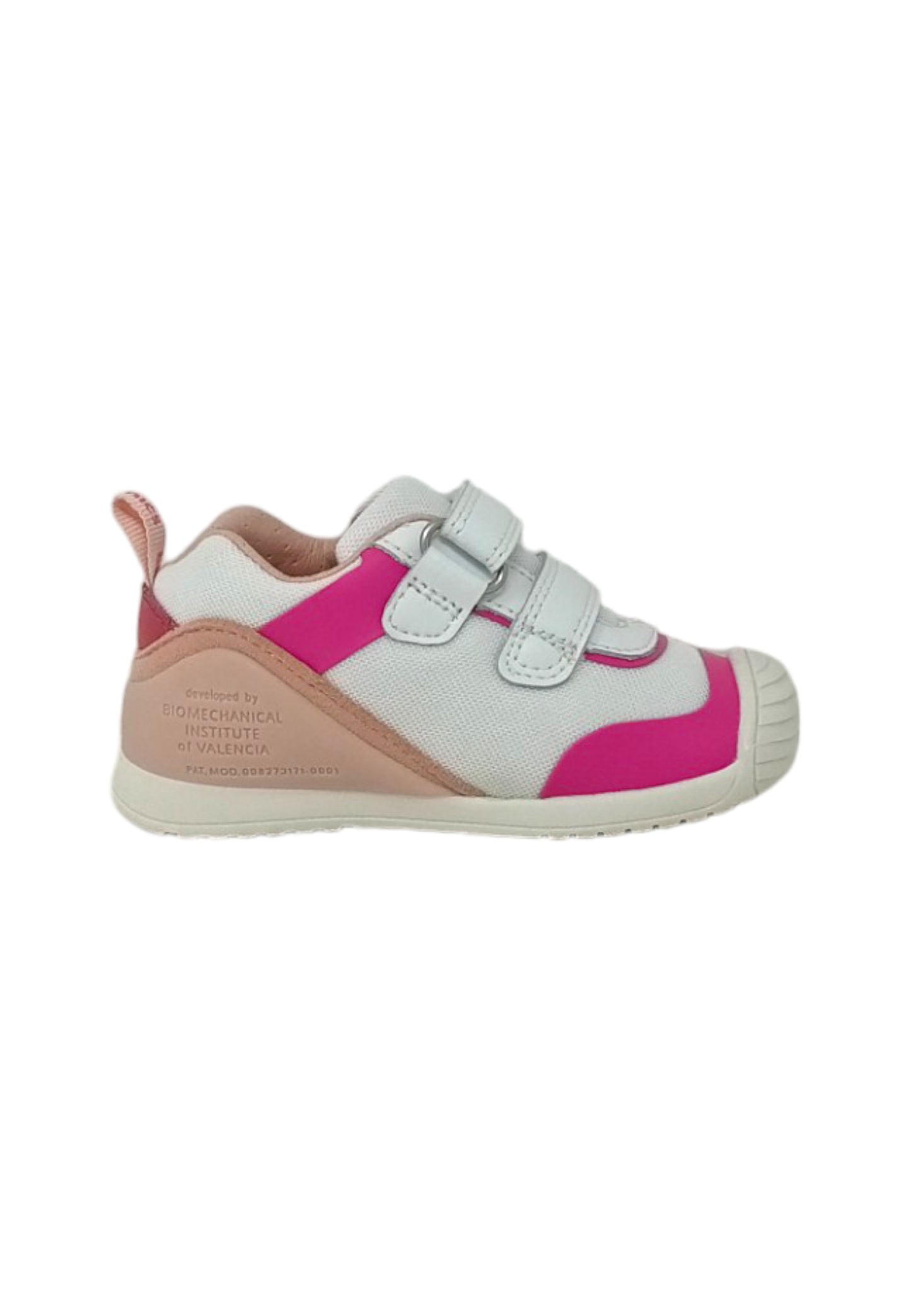 Sneaker Biomecanics 242152-C bianco/fuxia Bambina