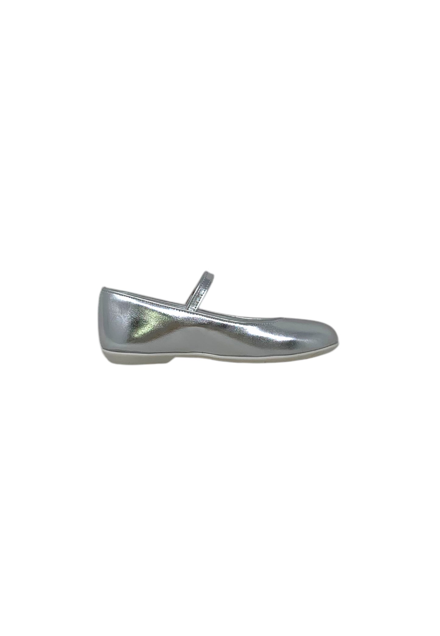 Ballerine Sa.Ba. Calzature 296 ZIP ARGENTO PELLE bambina/ragazza
