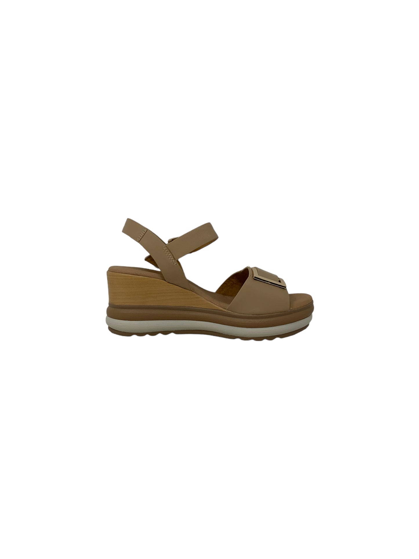 Sandalo con zeppa FASCINO DONNA 20207-E3 BEIGE donna