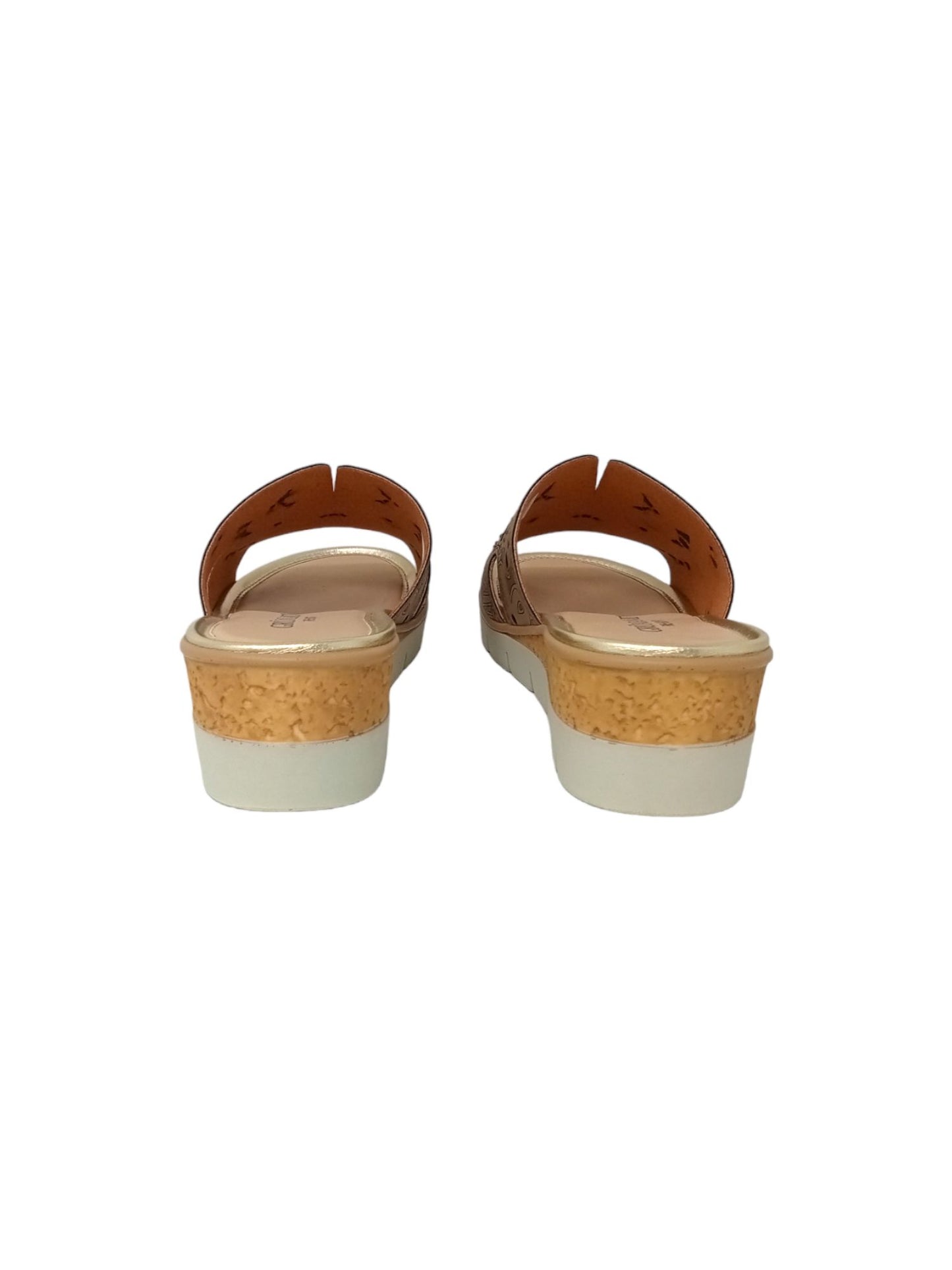 Ciabatta GRUNLAND PAFO C1838-G7 PLATINO donna