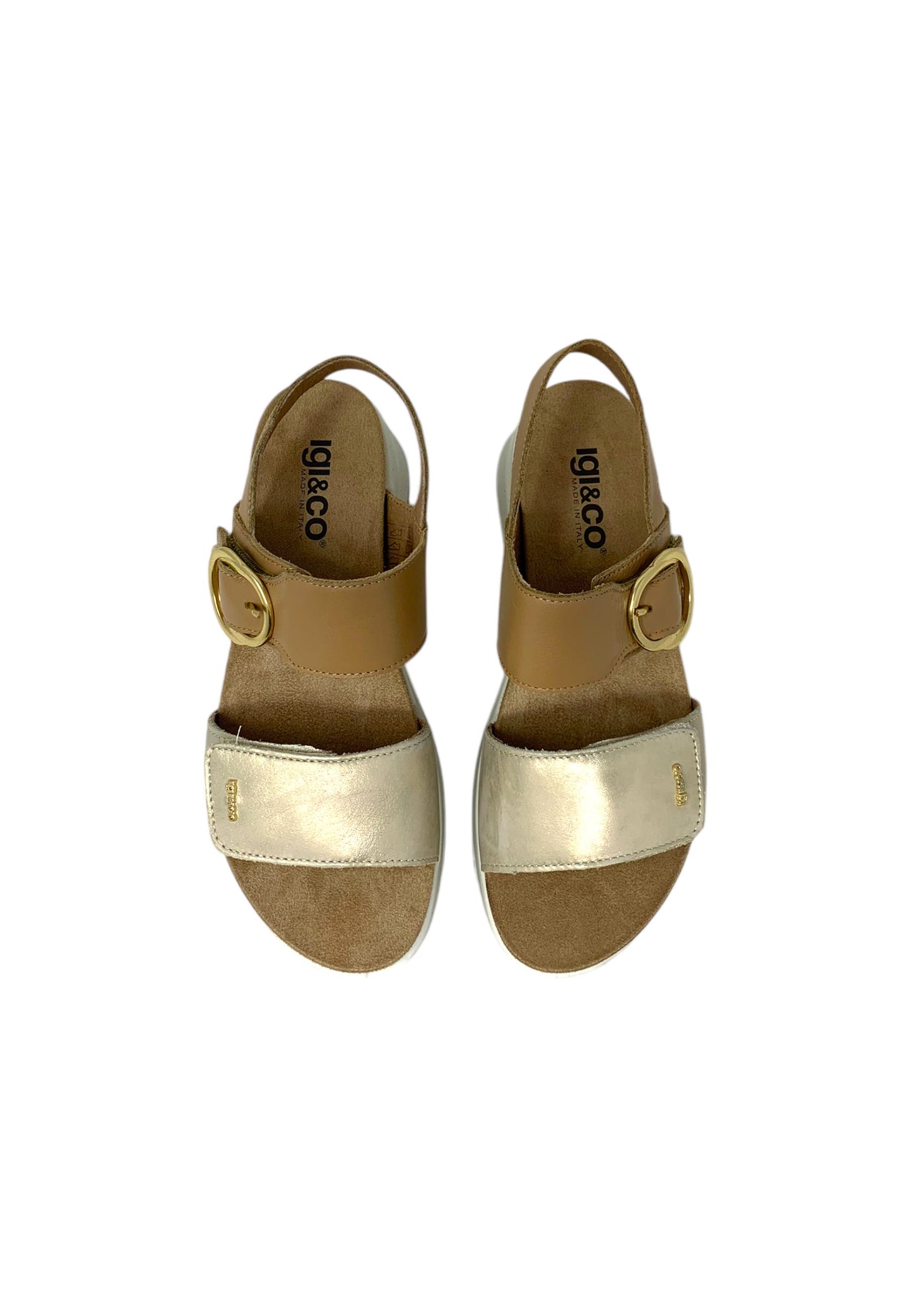 Sandali con zeppa Igi&Co 7677644 Donna