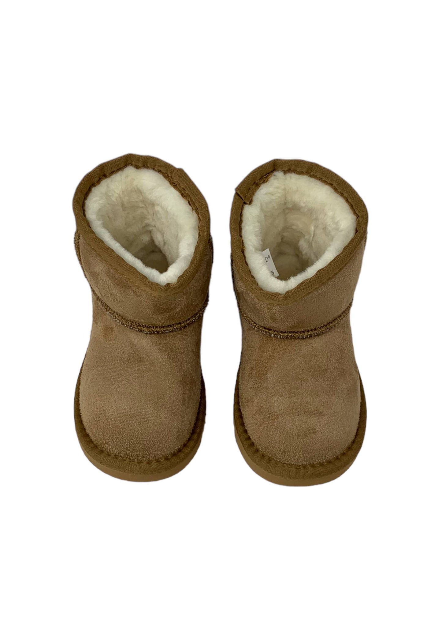 Stivaletto con pelliccia GRUNLAND JR CROY PP0098-I4 CUOIO bambina