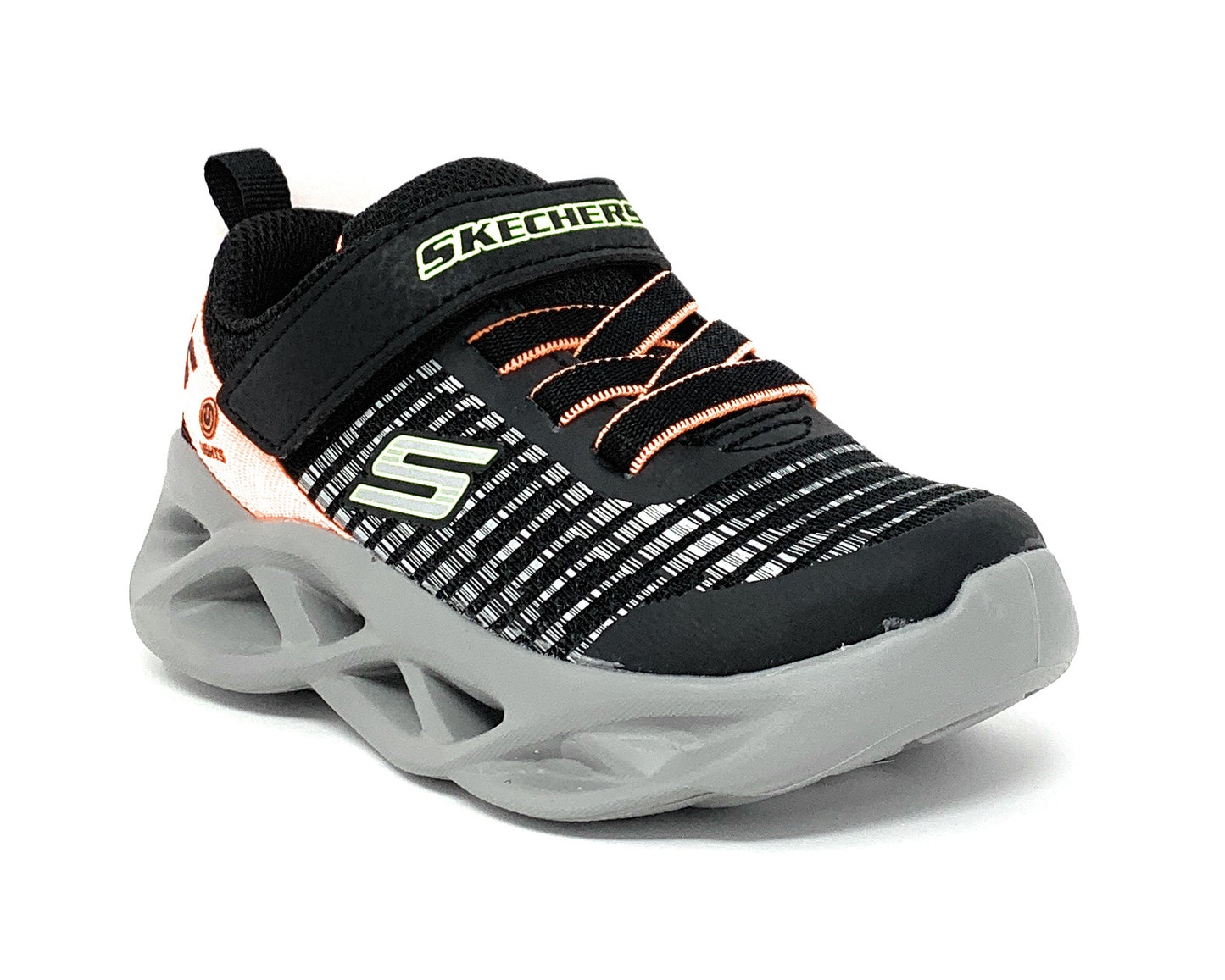 Scarpa da ginnastica con luci SKECHERS 401650N/BKOR bambino