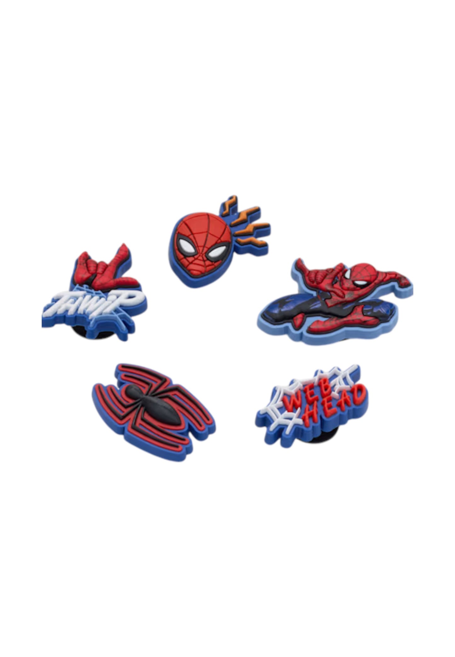 Jibbitz charms Spiderman 10015108 5 pack