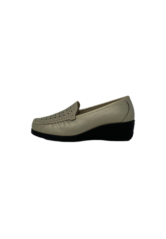 Mocassino linea comoda Stile Di Vita 2528 PIETRA Donna
