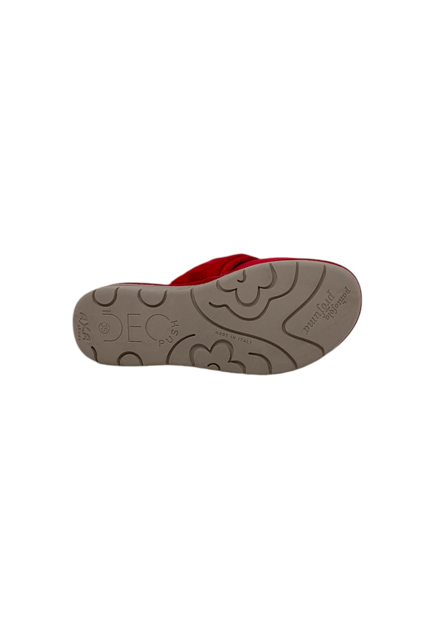 Pantofola profumata da camera AXA 18791A ROSSO donna