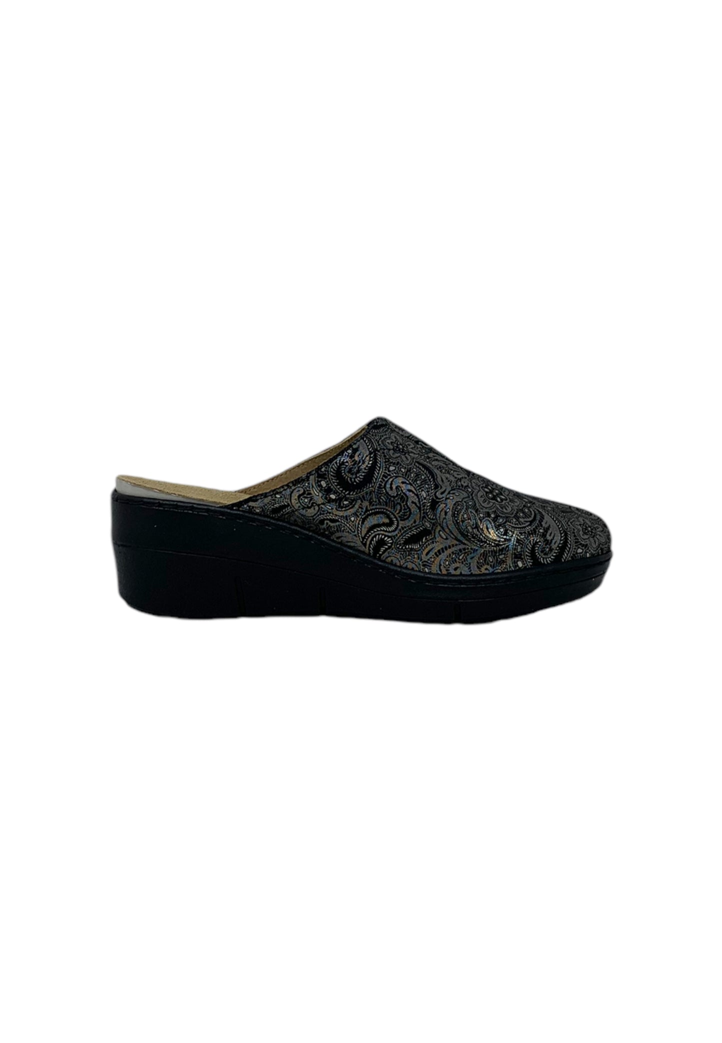 Pantofola comfort Stile Di Vita 8355 bark nero Donna