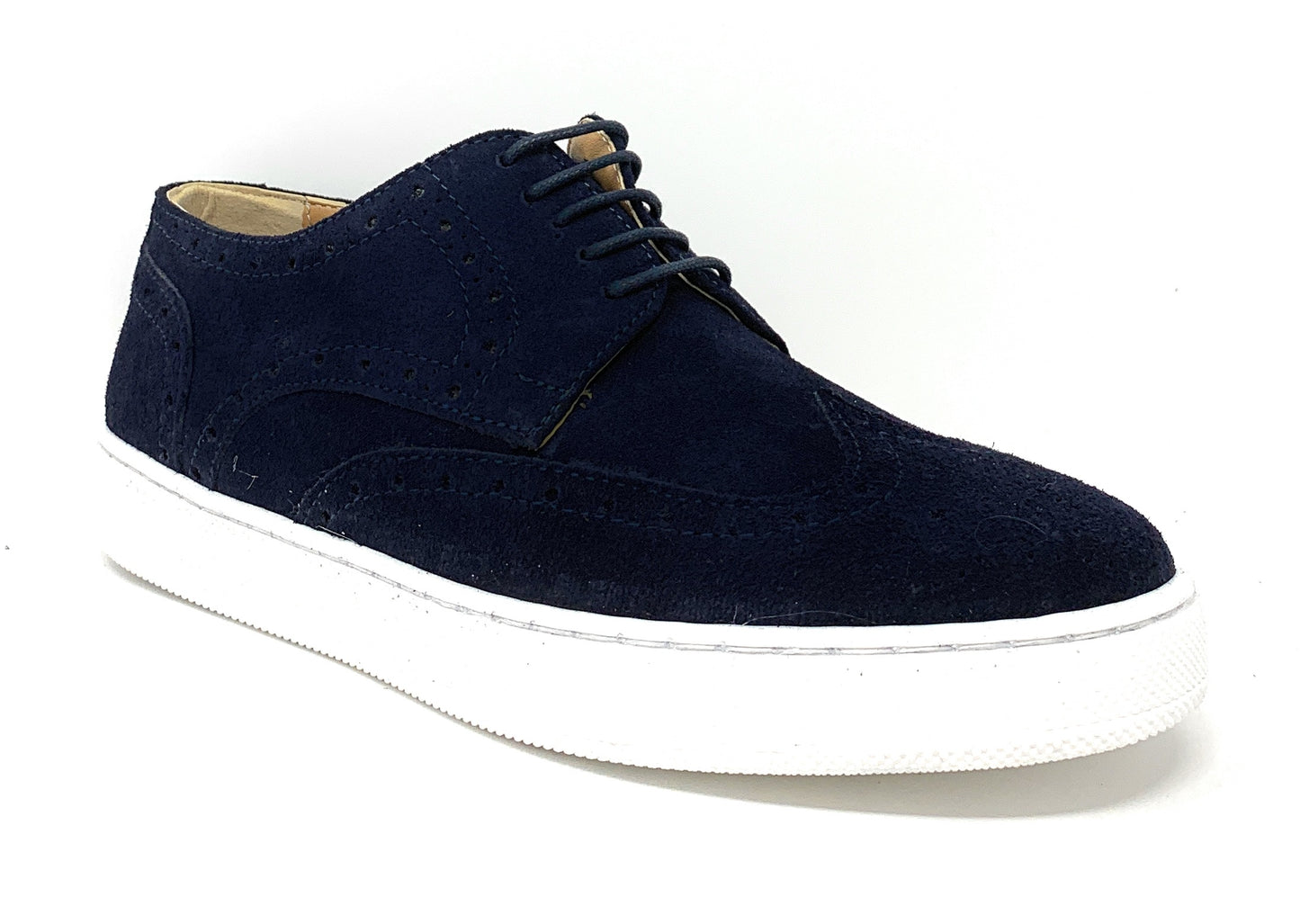 Scarpa modello francesina BKS 6103 BLU uomo