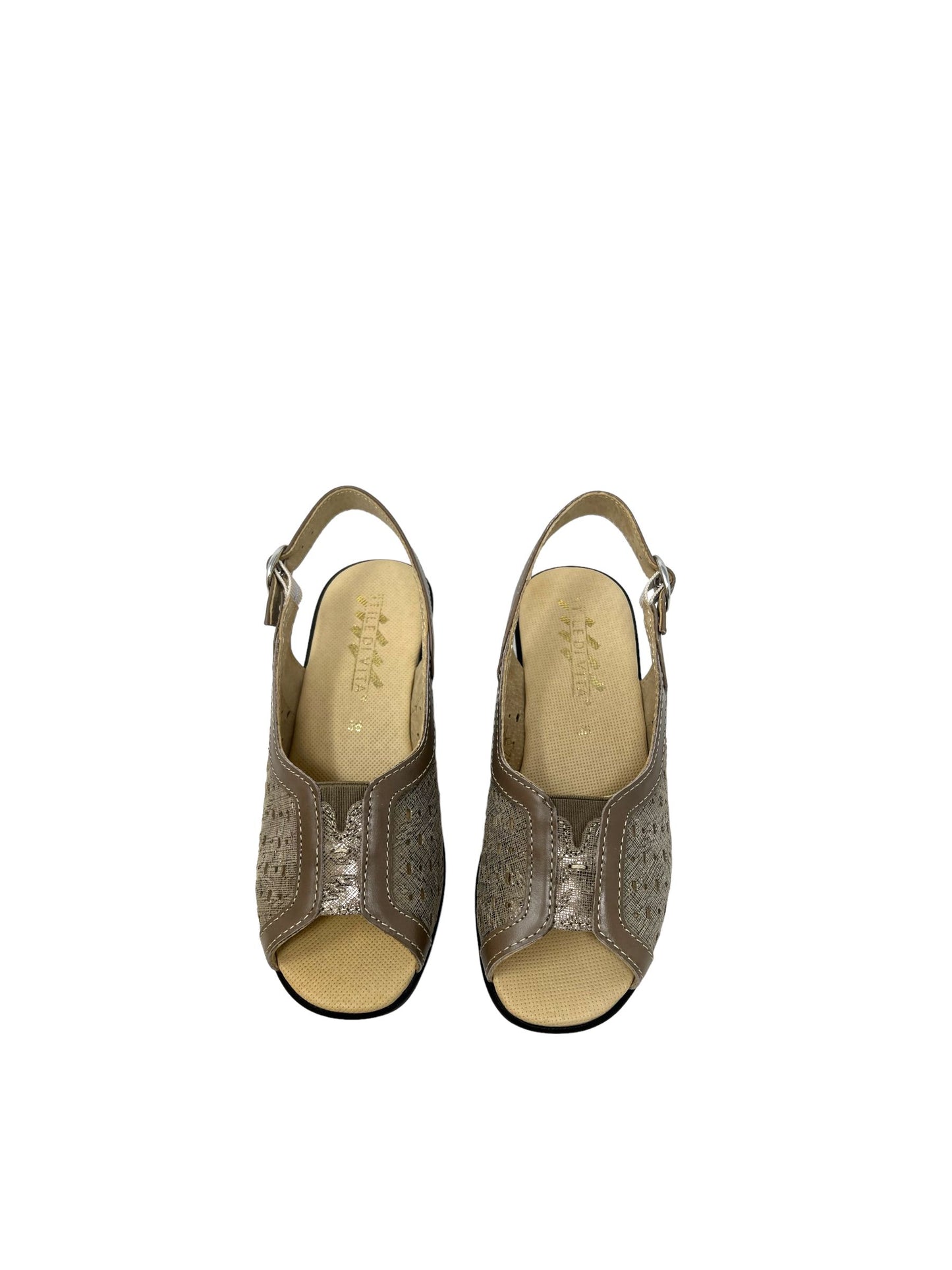Sandali linea comoda Stile Di Vita 4938 TAUPE Donna