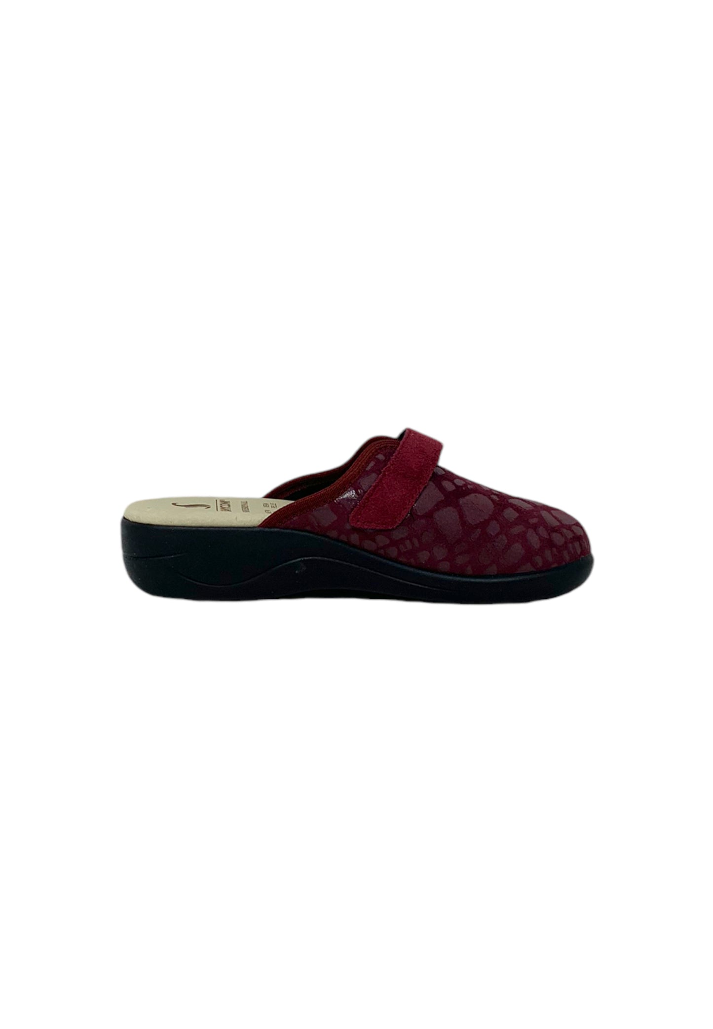 Pantofola SANYCOM 339 PITONE BORDO' DONNA