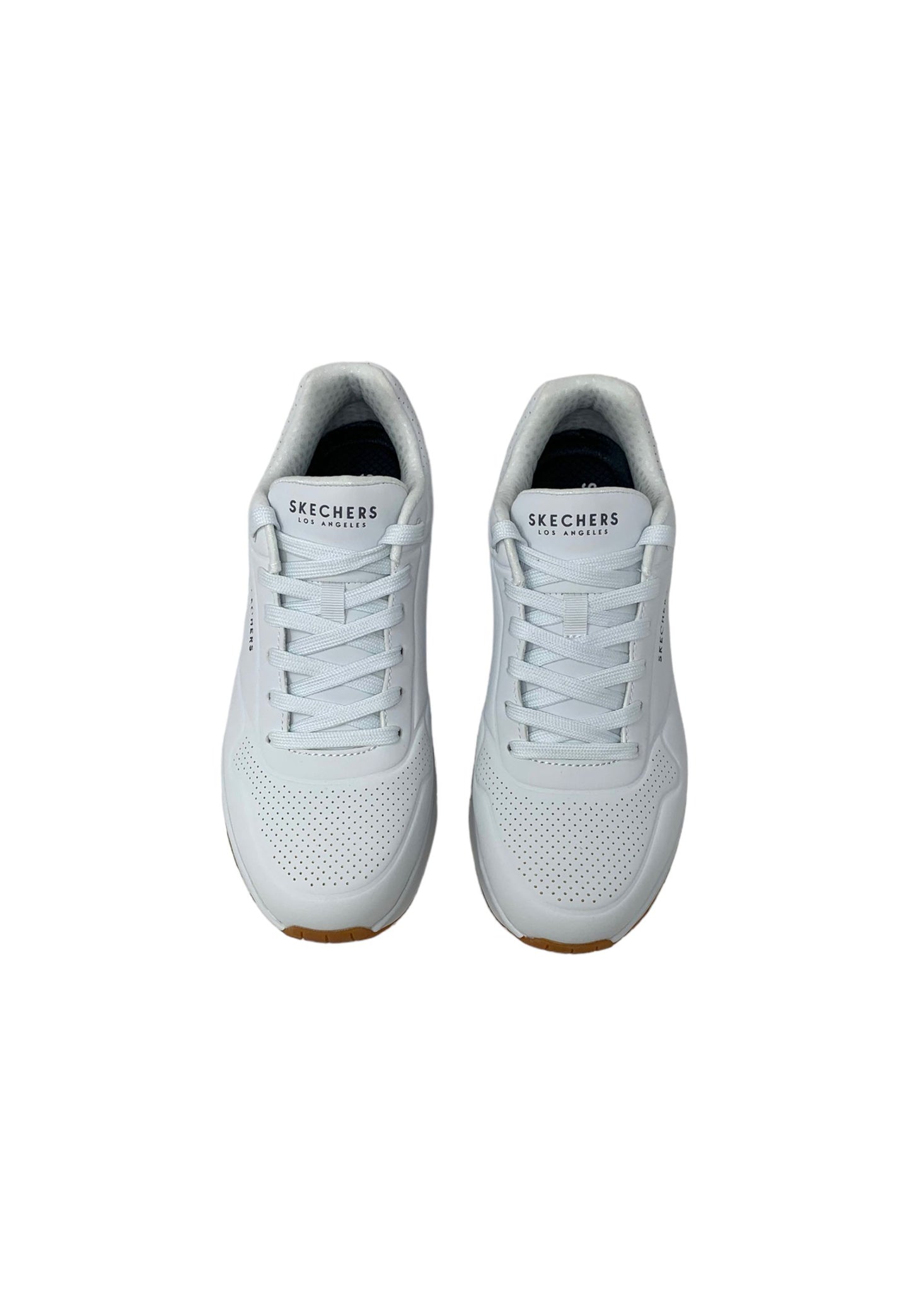 SNEAKER SKECHERS Uno - Stand On Air 52458/WHT Uomo