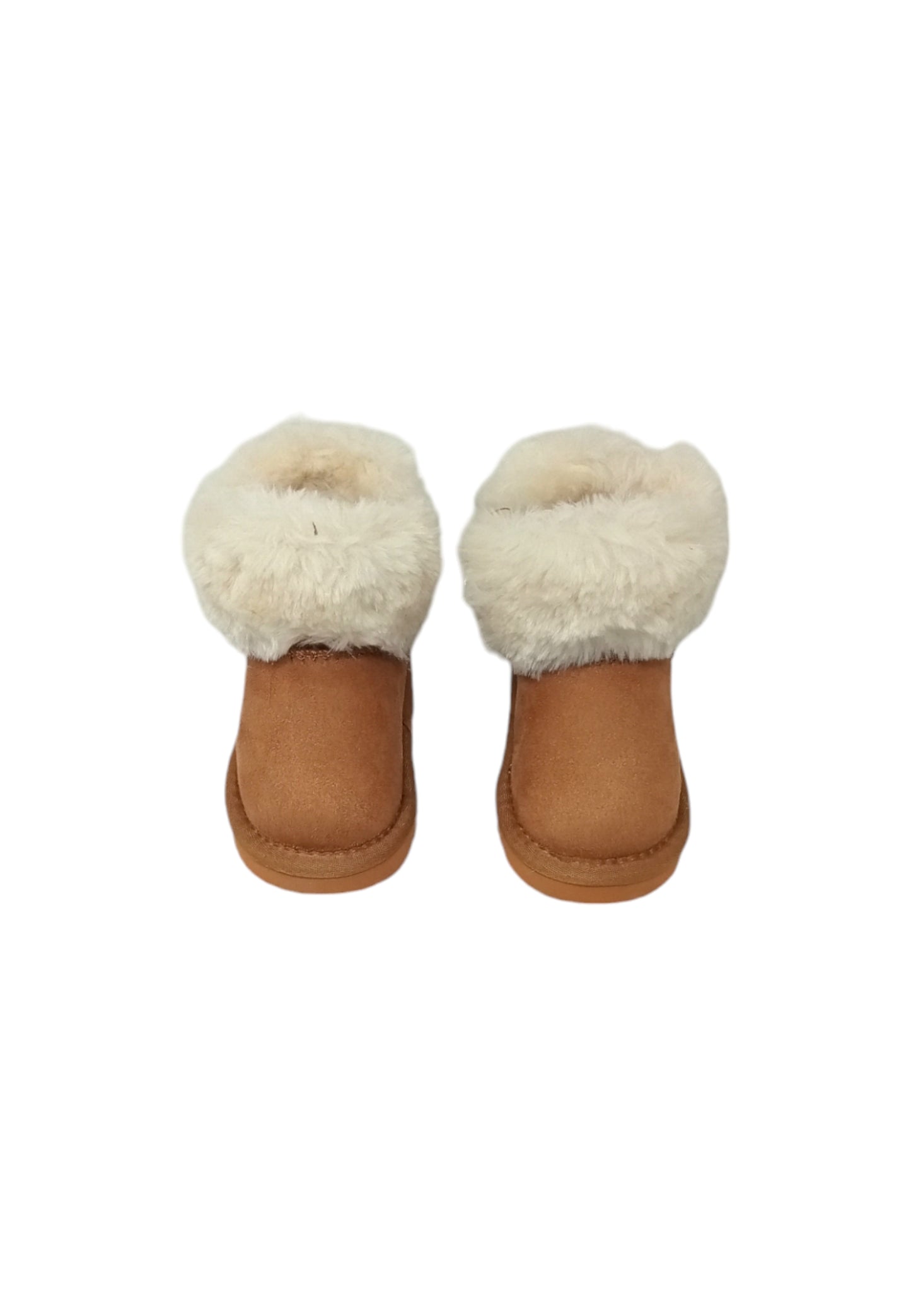 Stivaletto con pelliccia GRUNLAND JR CROY PP0199-I4 CUOIO bambina