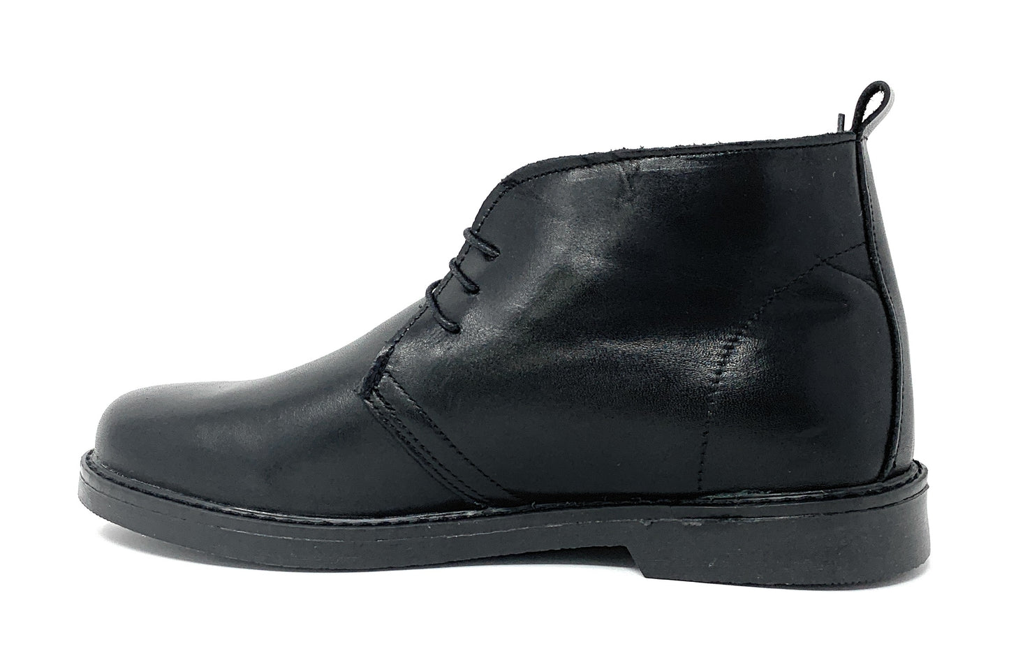 Scarpa modello polacchina BKS 1312 PELLE NERA uomo