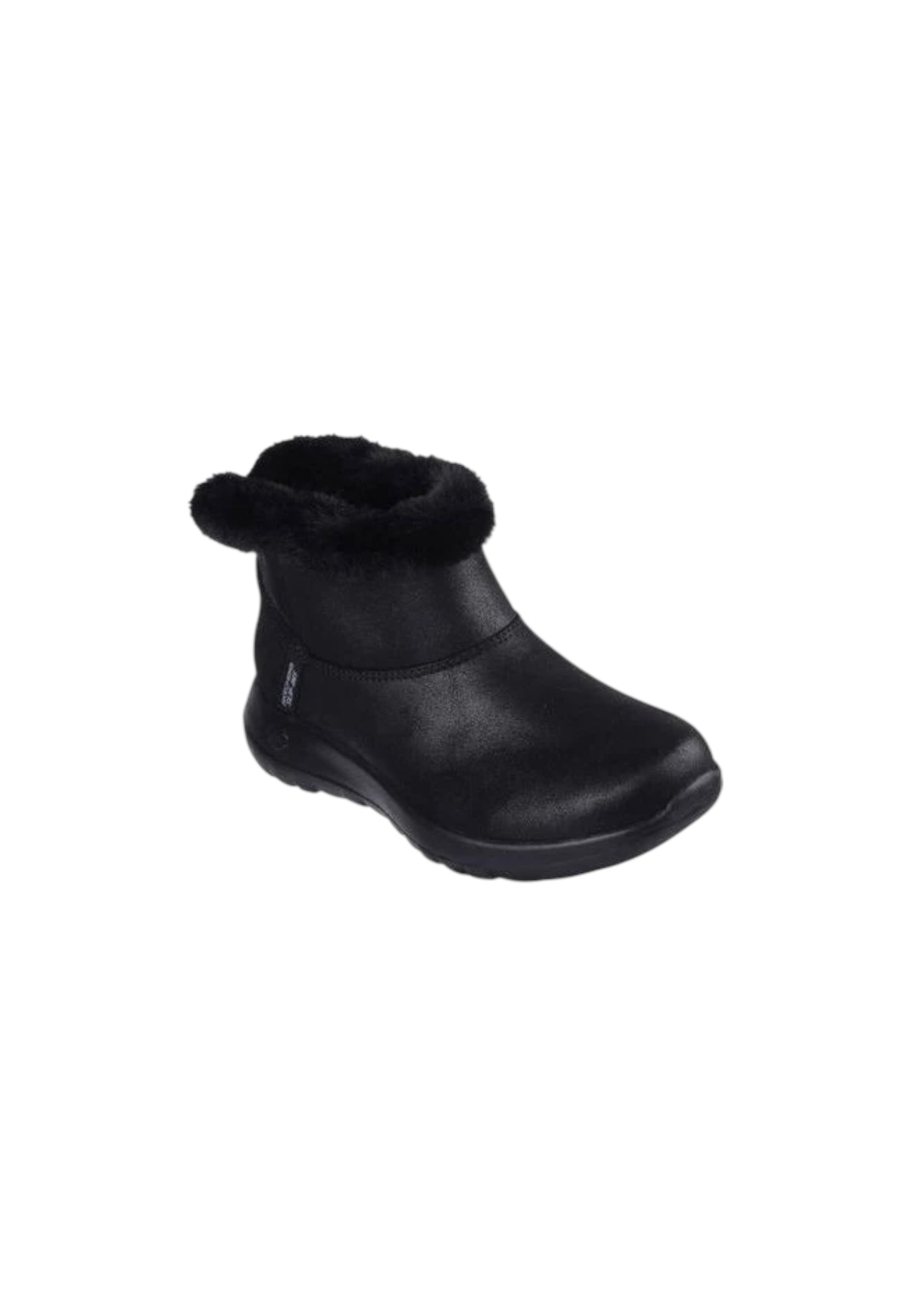 Stivaletti con pelliccia SKECHERS Slip Ins On The Go Joy - COZY DREAM 144800/BBK Donna