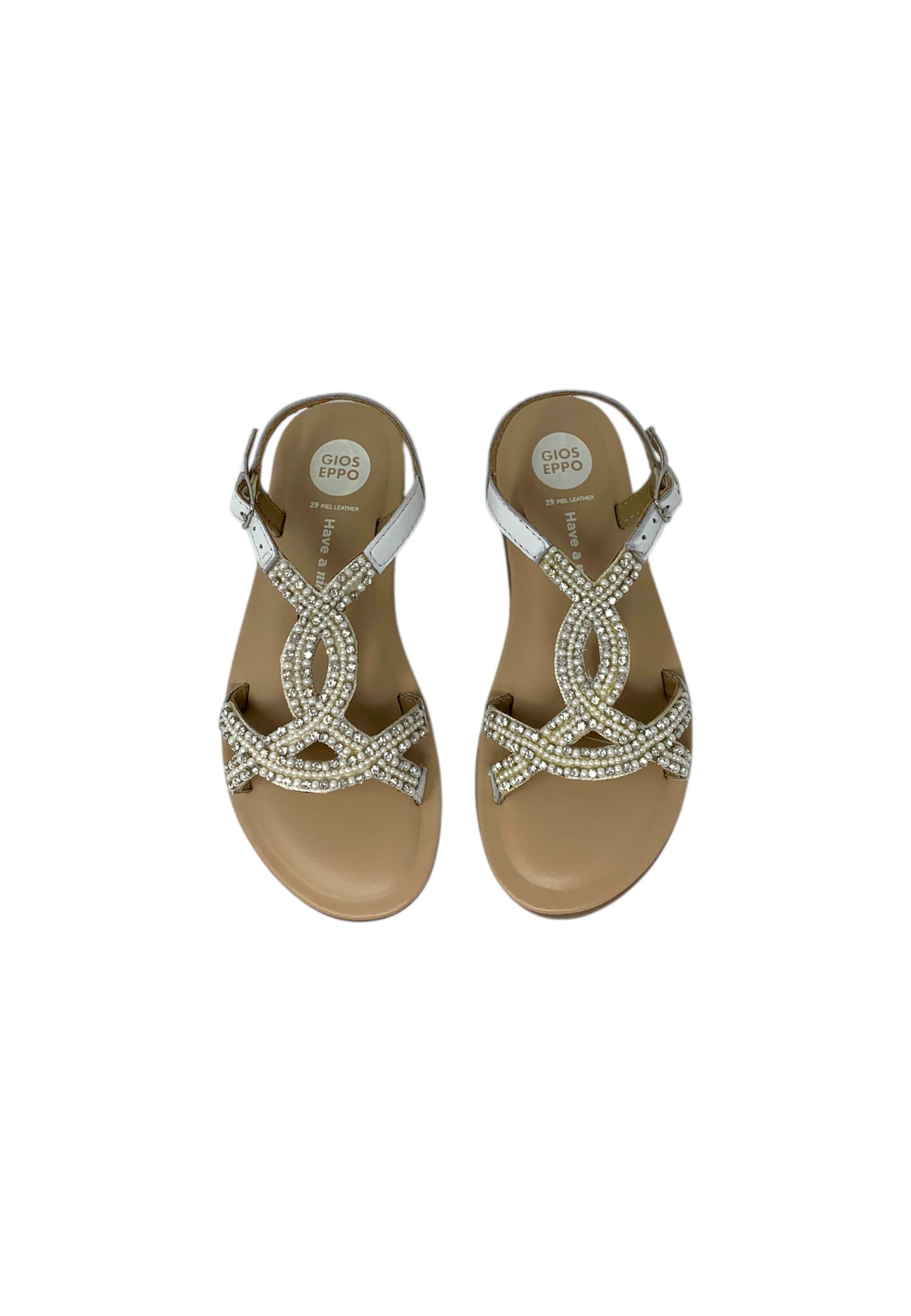 Sandali GIOSEPPO KOMENSKY 74824 WHITE bambina/ragazza