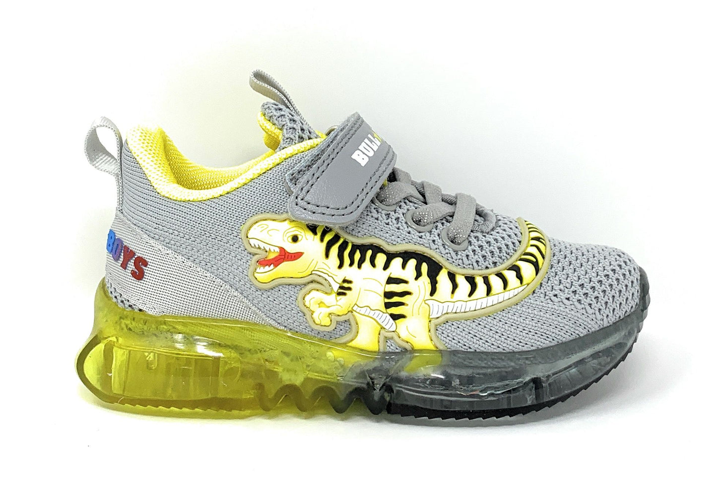 Sneakers da passeggio BULL BOYS BBAL2103 Grigio/giallo Bambino