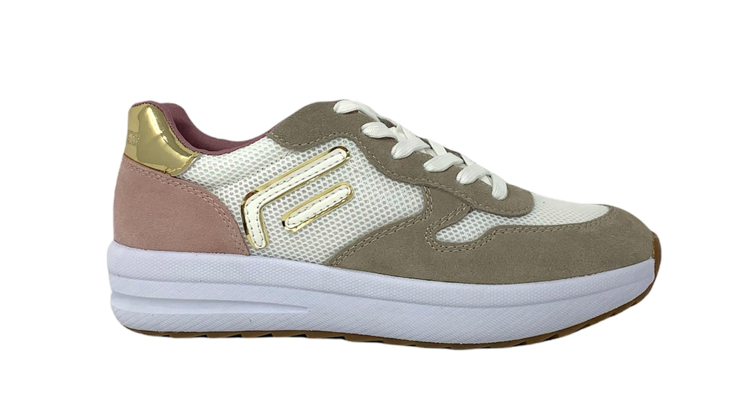 Sneakers da passeggio Fornarina Wanda Taupe DONNA