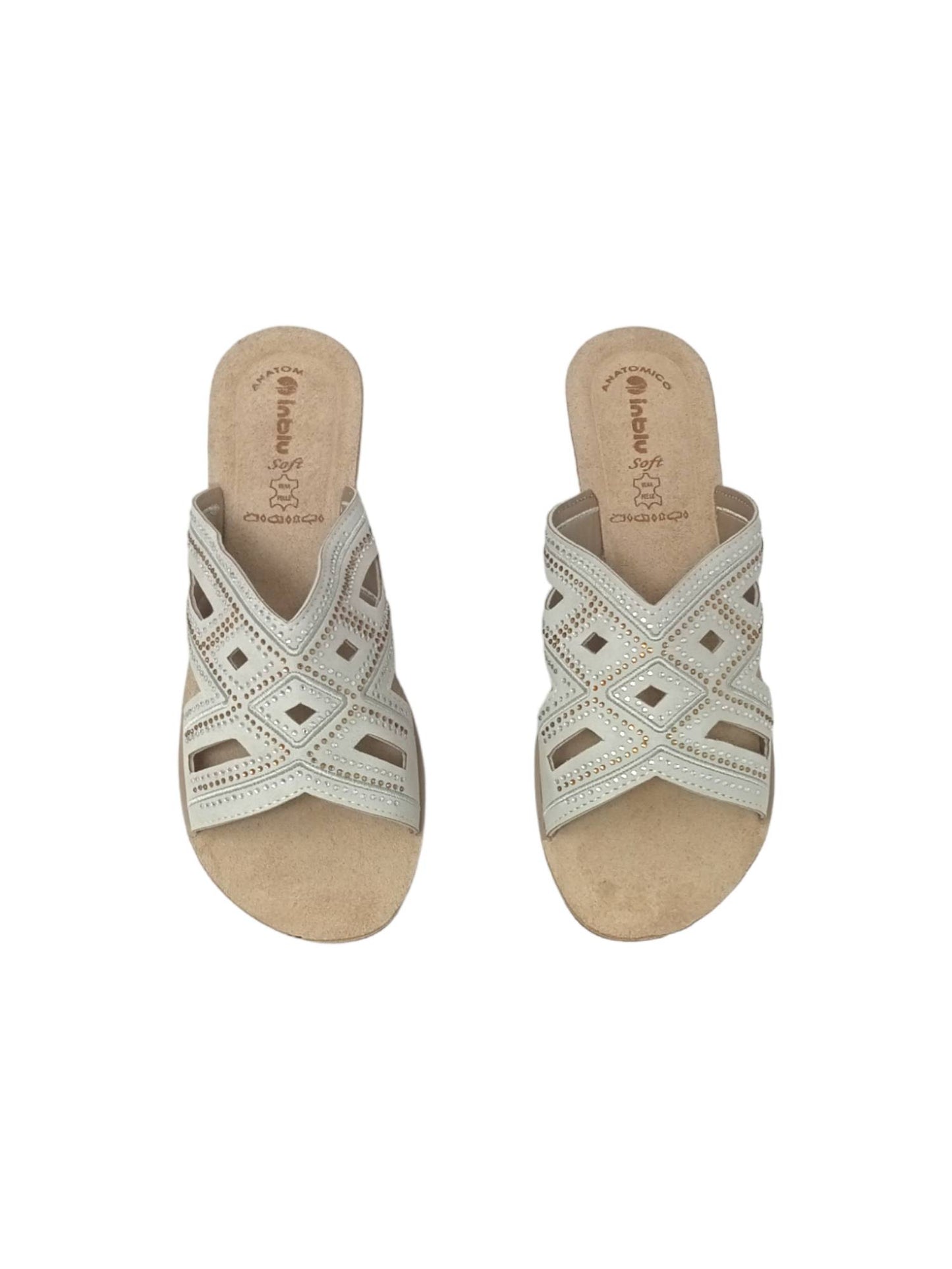 CIABATTA INBLU GM000047 GHIACCIO DONNA