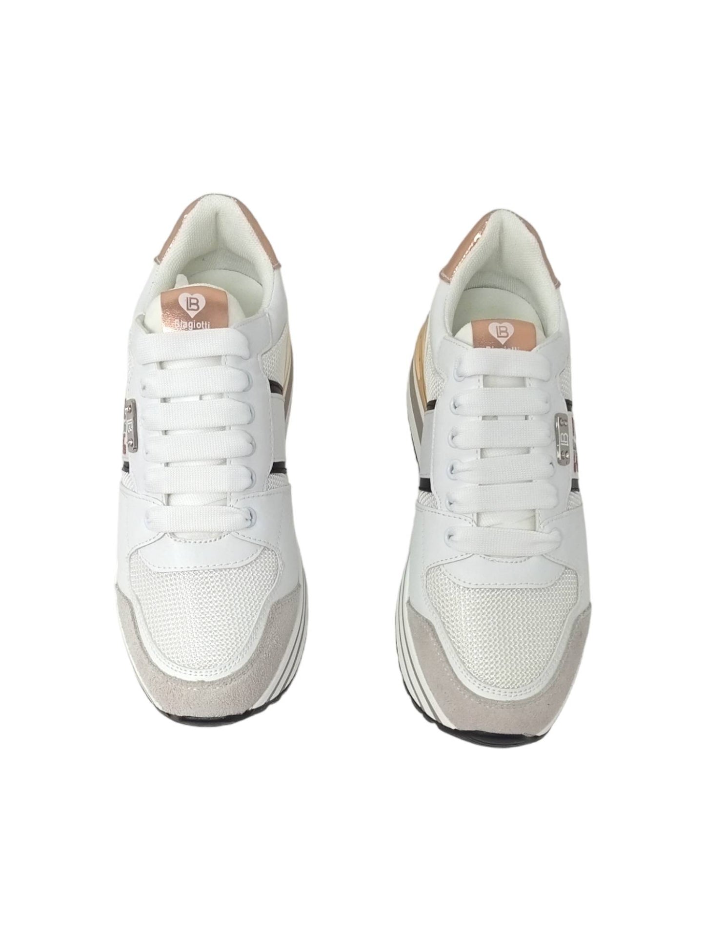 Sneakers LAURA BIAGIOTTI 8373 WHT/OLDPINK Bambina/ragazza