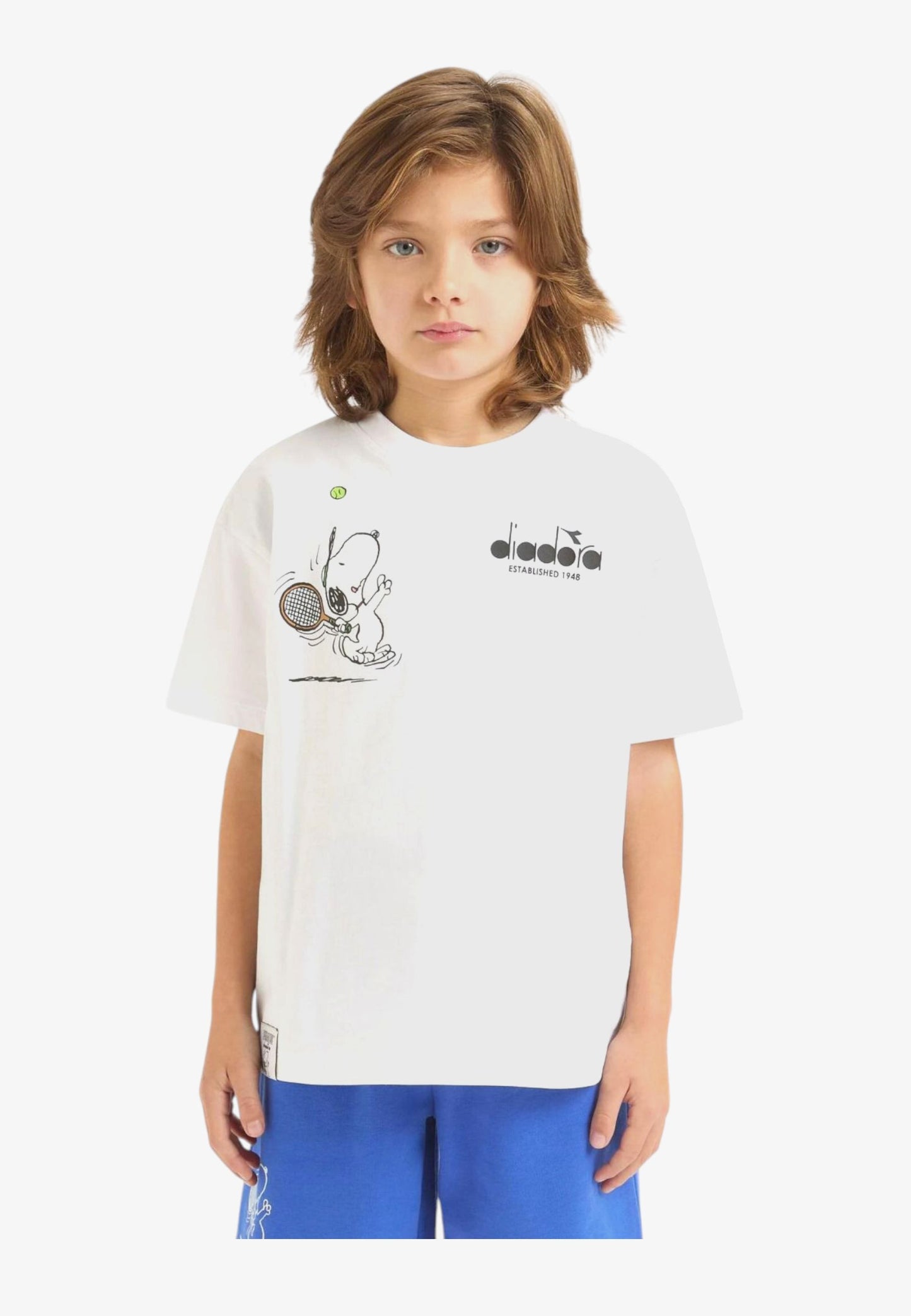 Diadora JU T-shirt ss PEANUTS 502.181672 01 20002 Bambino